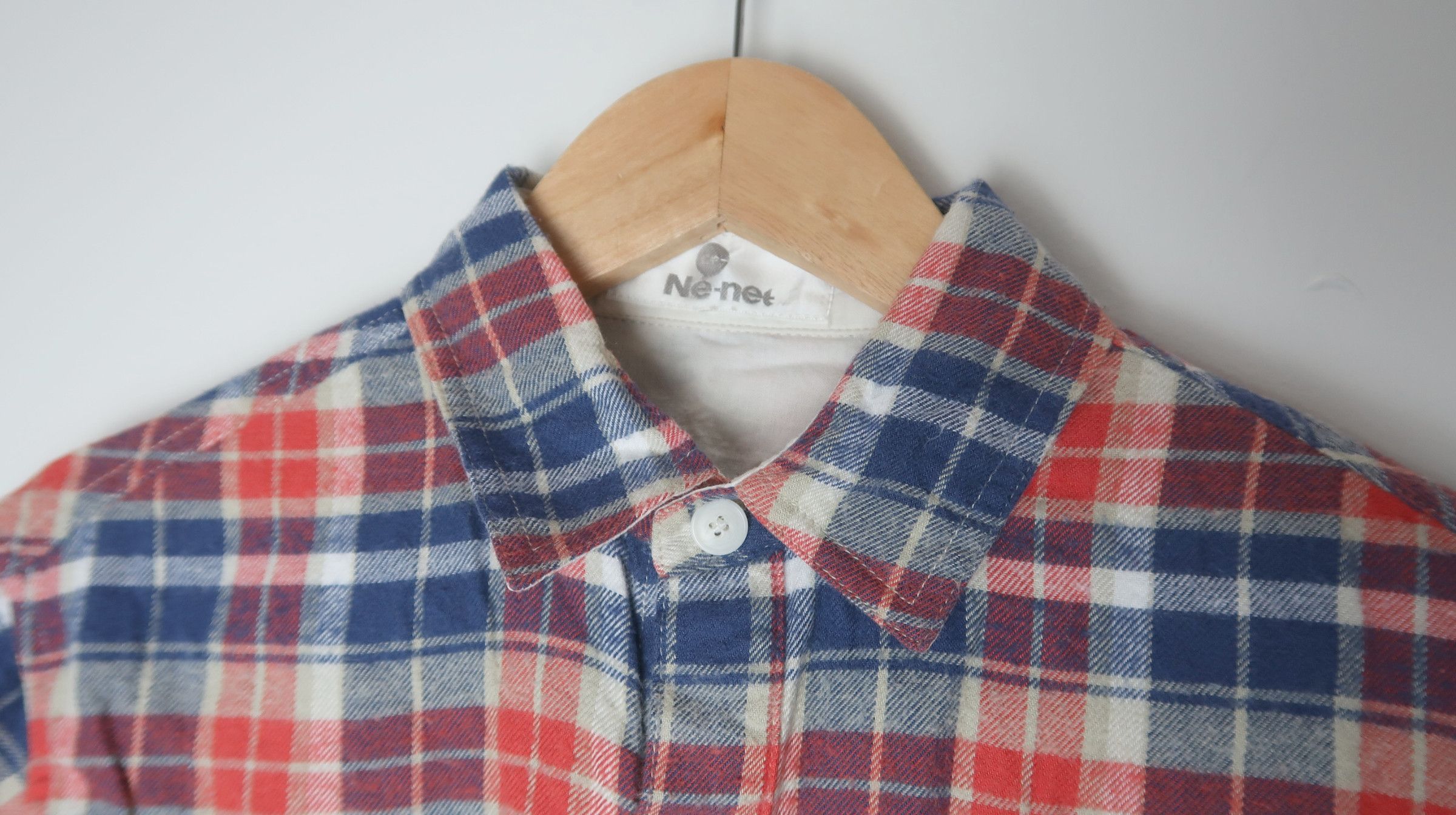 Issey Miyake Ne-Net by Issey Miyake Button Ups Flannel Shirts Size US M / EU 48-50 / 2 - 9 Thumbnail