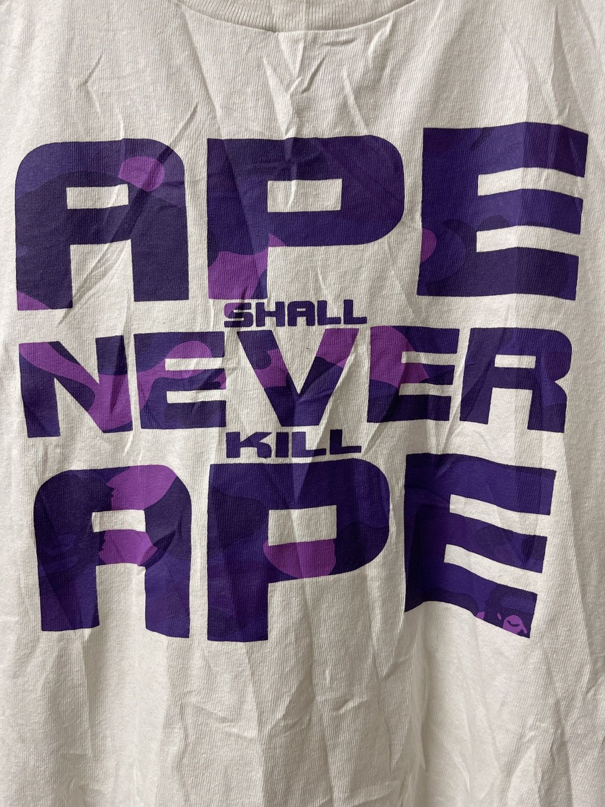 Vintage 🇯🇵VINTAGE A BATHING APE SPELLOUT VERY RARE Size US L / EU 52-54 / 3 - 10 Thumbnail