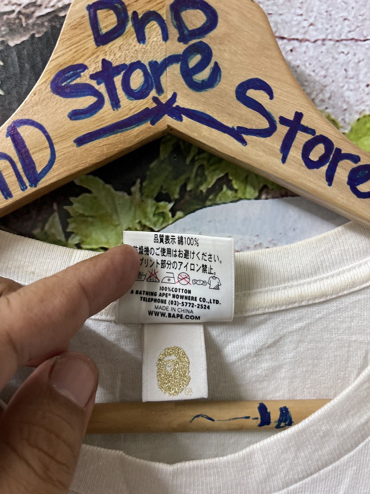 Vintage 🇯🇵VINTAGE A BATHING APE SPELLOUT VERY RARE Size US L / EU 52-54 / 3 - 4 Thumbnail