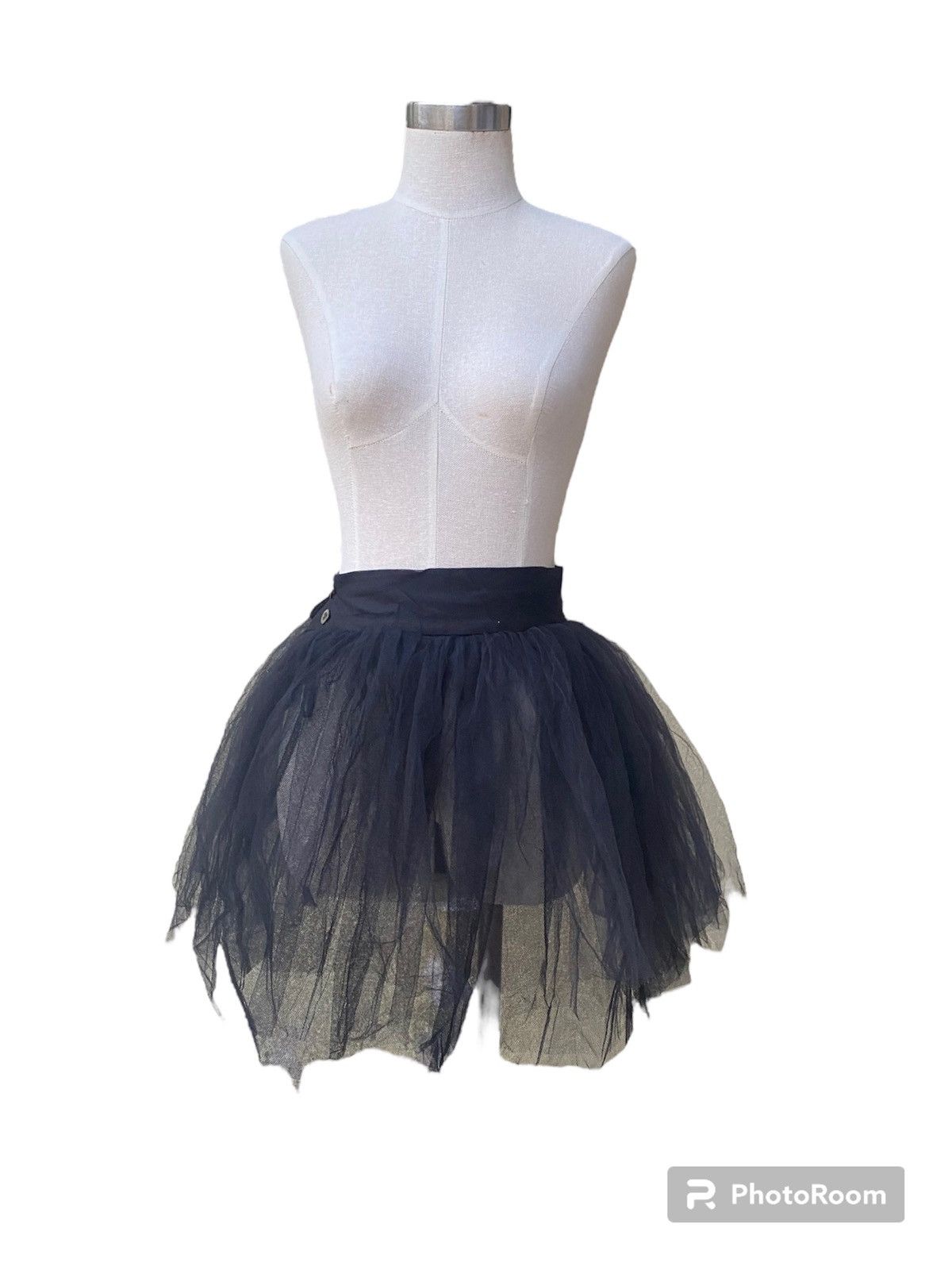Dolce & Gabbana vintage black tulle mini skirt Size 25" / US 0 / IT 36 - 1 Thumbnail