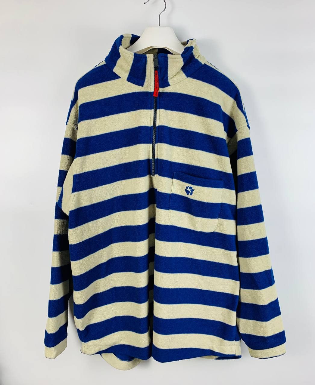 Jack Wolfskin Jack Wolfskins fleece striped blue white L Size US L / EU 52-54 / 3 - 1 Thumbnail