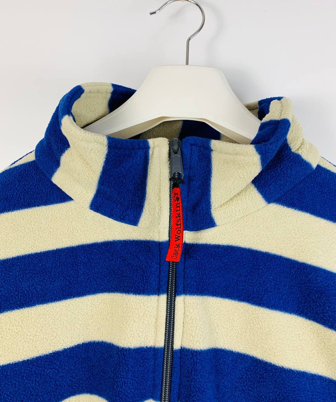 Jack Wolfskin Jack Wolfskins fleece striped blue white L Size US L / EU 52-54 / 3 - 2 Thumbnail