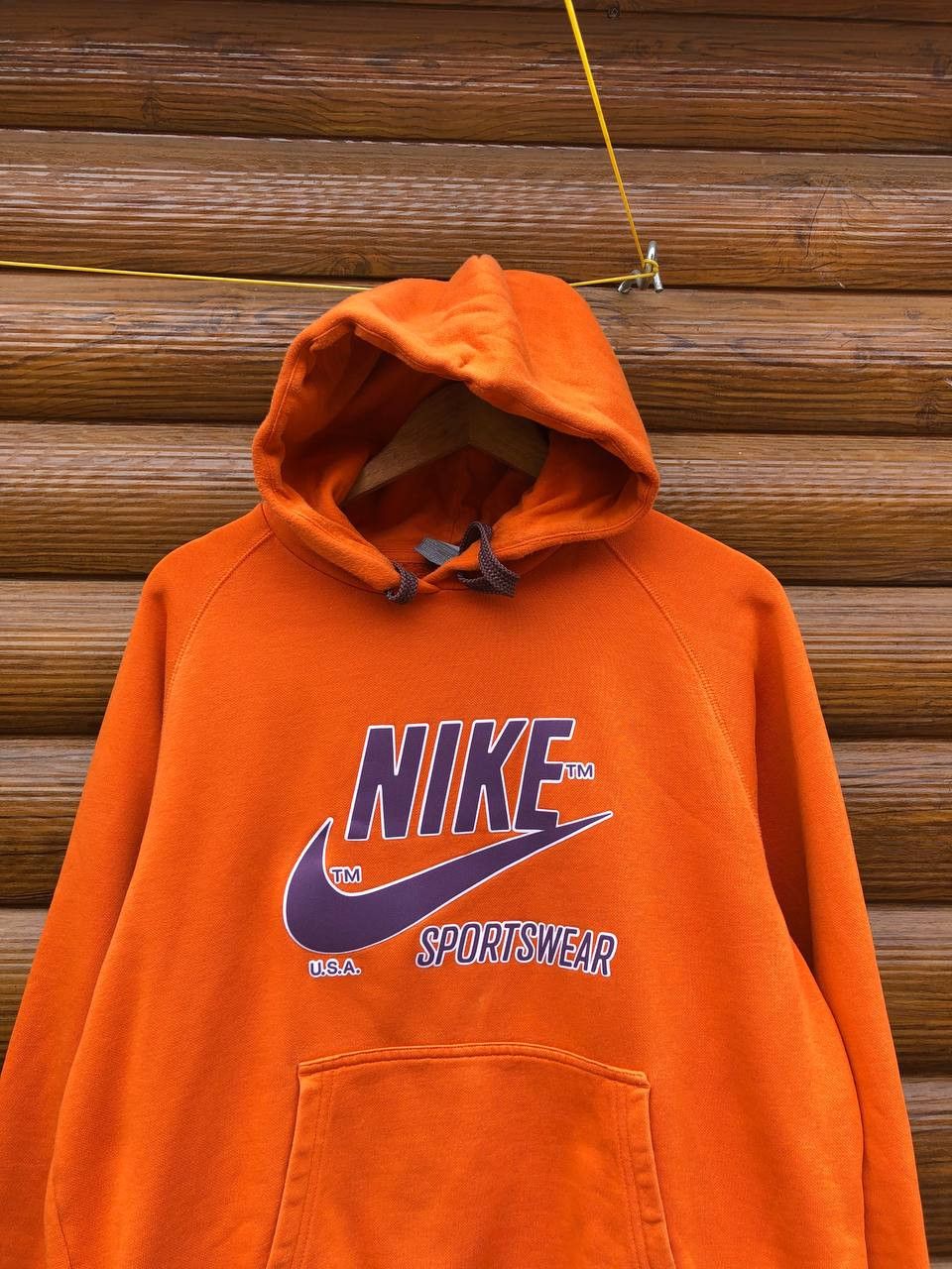 Nike Nike Vintage Y2K Big Swoosh Logo Sportwear Hoodie Size US M / EU 48-50 / 2 - 2 Thumbnail