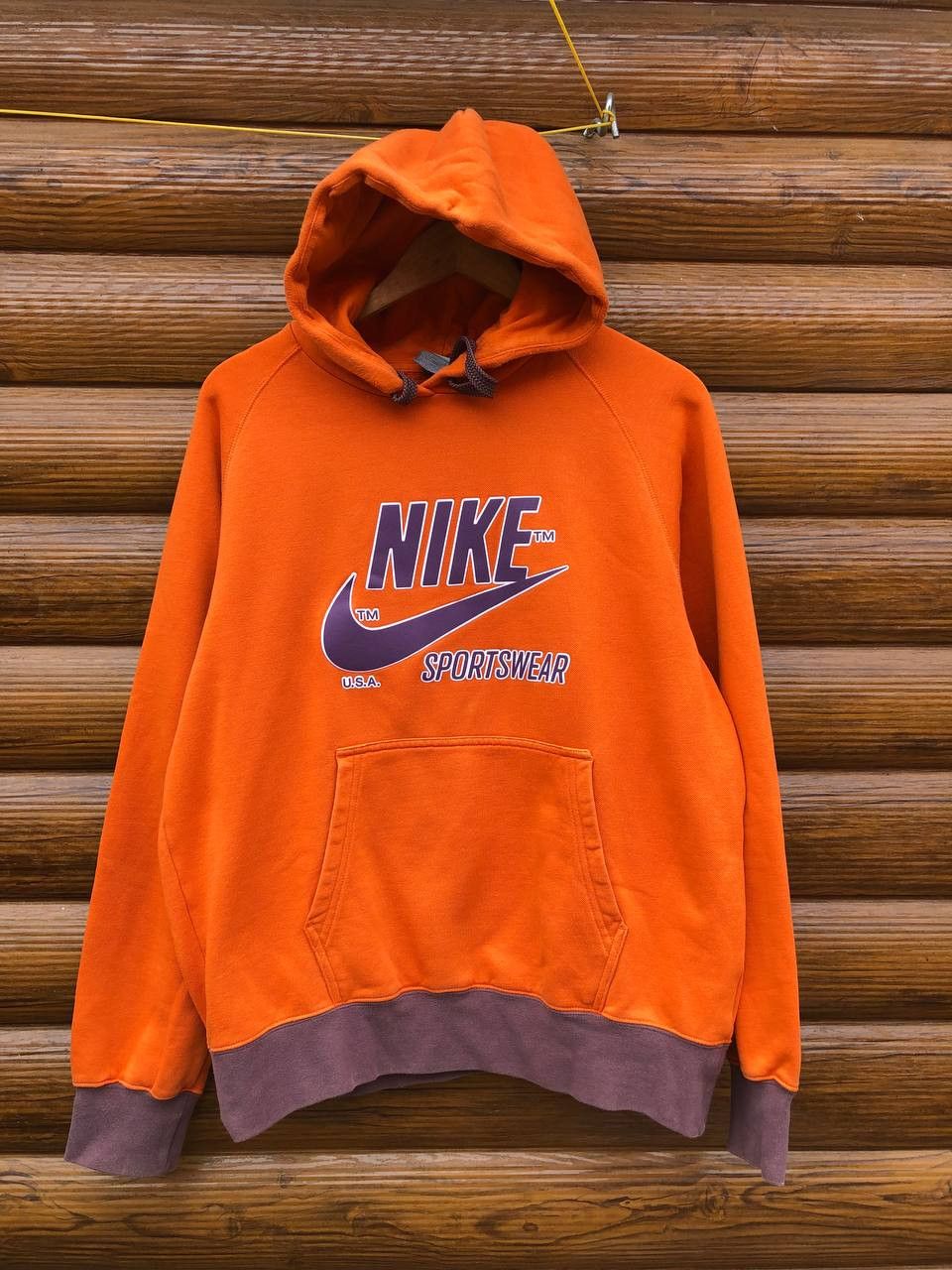 Nike Vintage Y2K Big Swoosh Logo Sportwear Hoodie