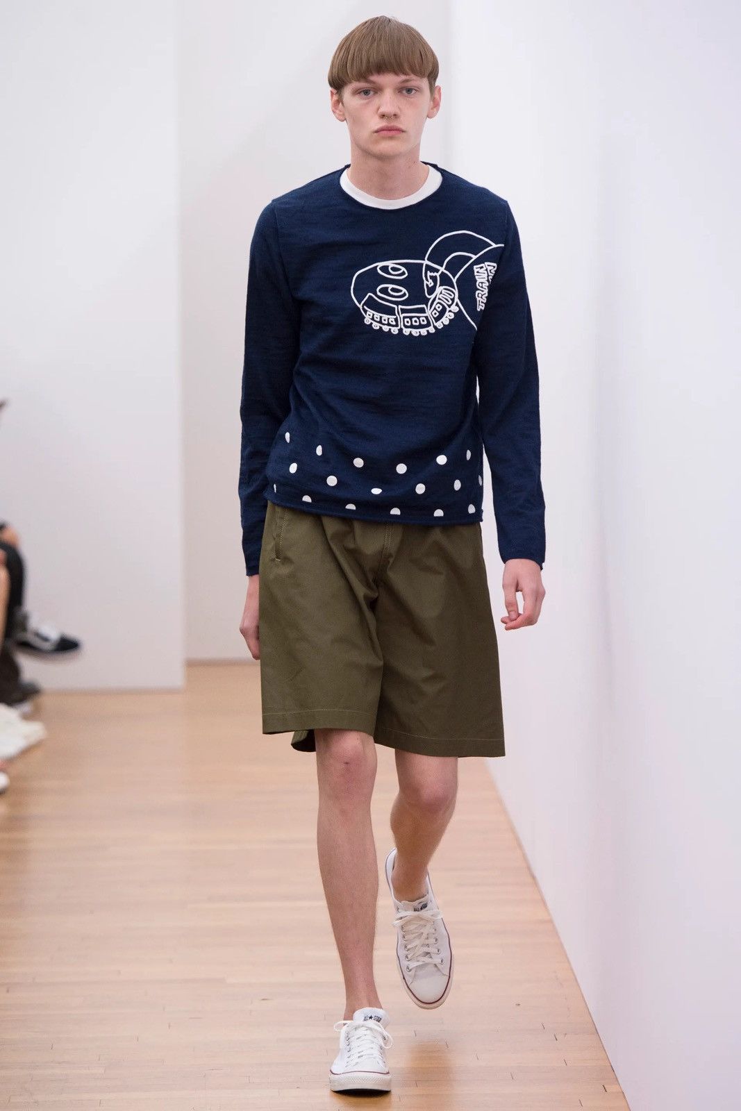 image of Comme Des Garcons x Comme Des Garcons Shirt S/s’17 Train Brain Sweater, Men's (Size Medium)