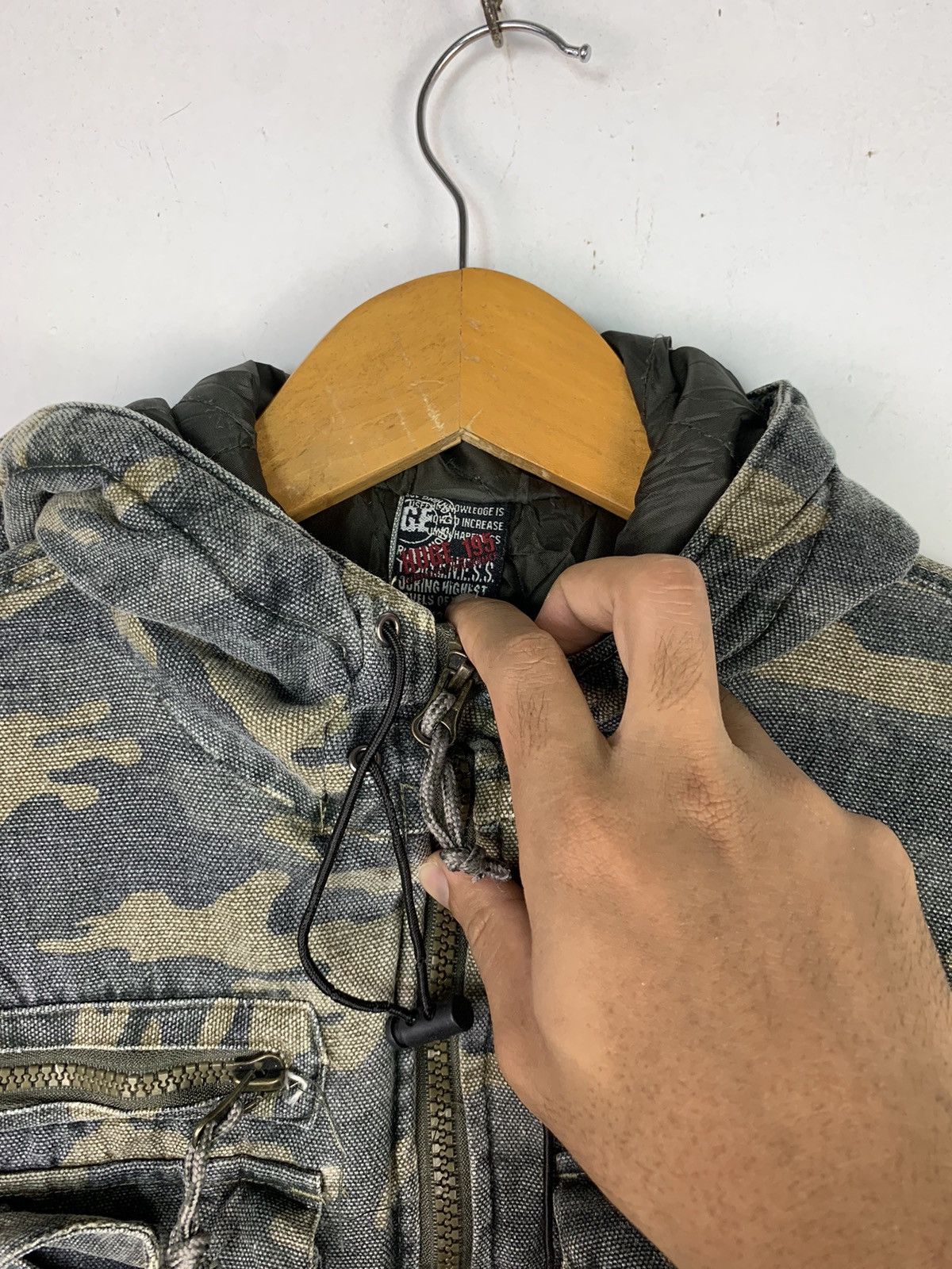 Vintage Vintage Military Full Zipper Jacket Size US M / EU 48-50 / 2 - 2 Thumbnail