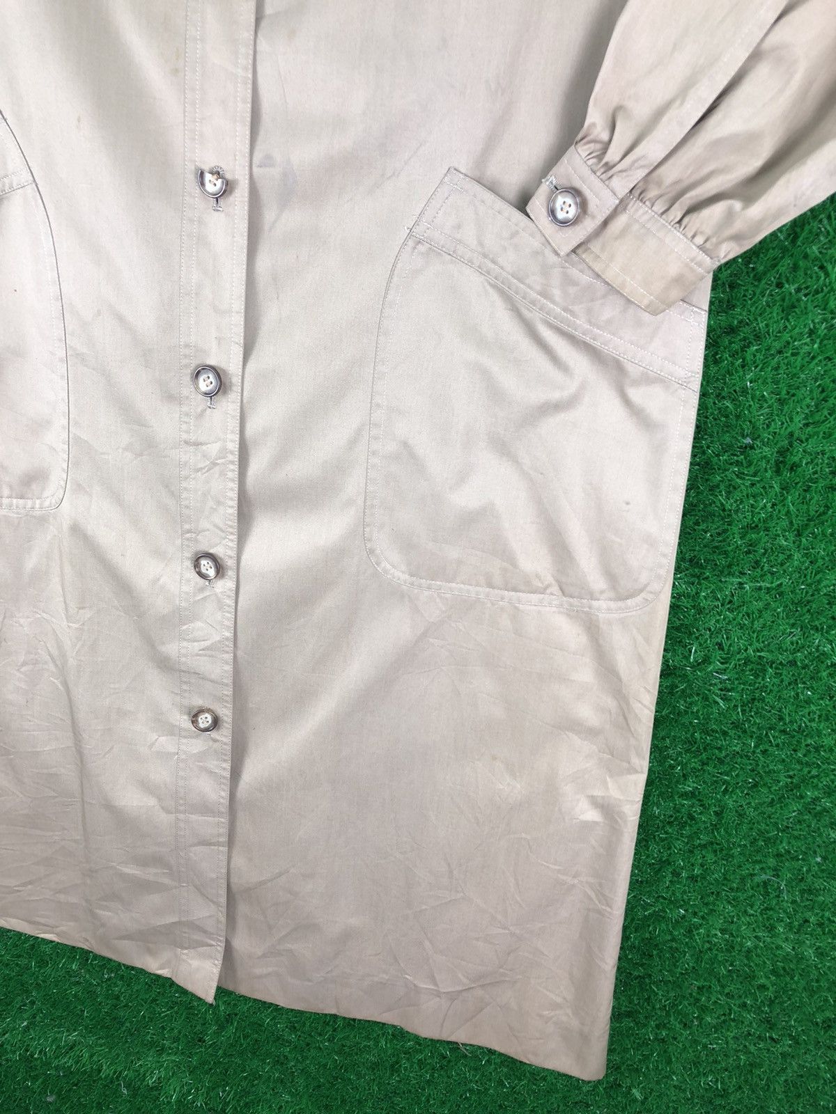 Yves Saint Laurent Vintage 90's Yves Saint Laurent Paris Trench Long Jacket Size M / US 6-8 / IT 42-44 - 3 Thumbnail