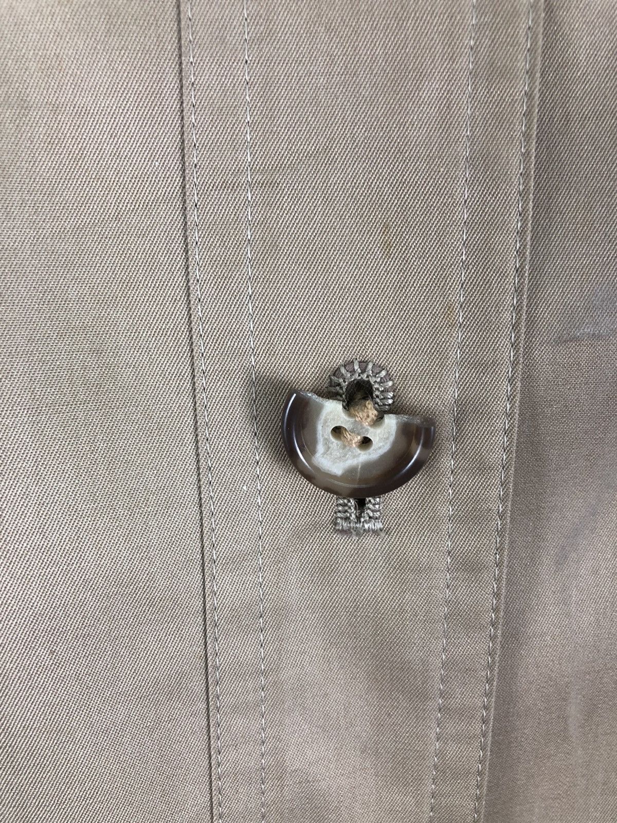 Yves Saint Laurent Vintage 90's Yves Saint Laurent Paris Trench Long Jacket Size M / US 6-8 / IT 42-44 - 12 Thumbnail
