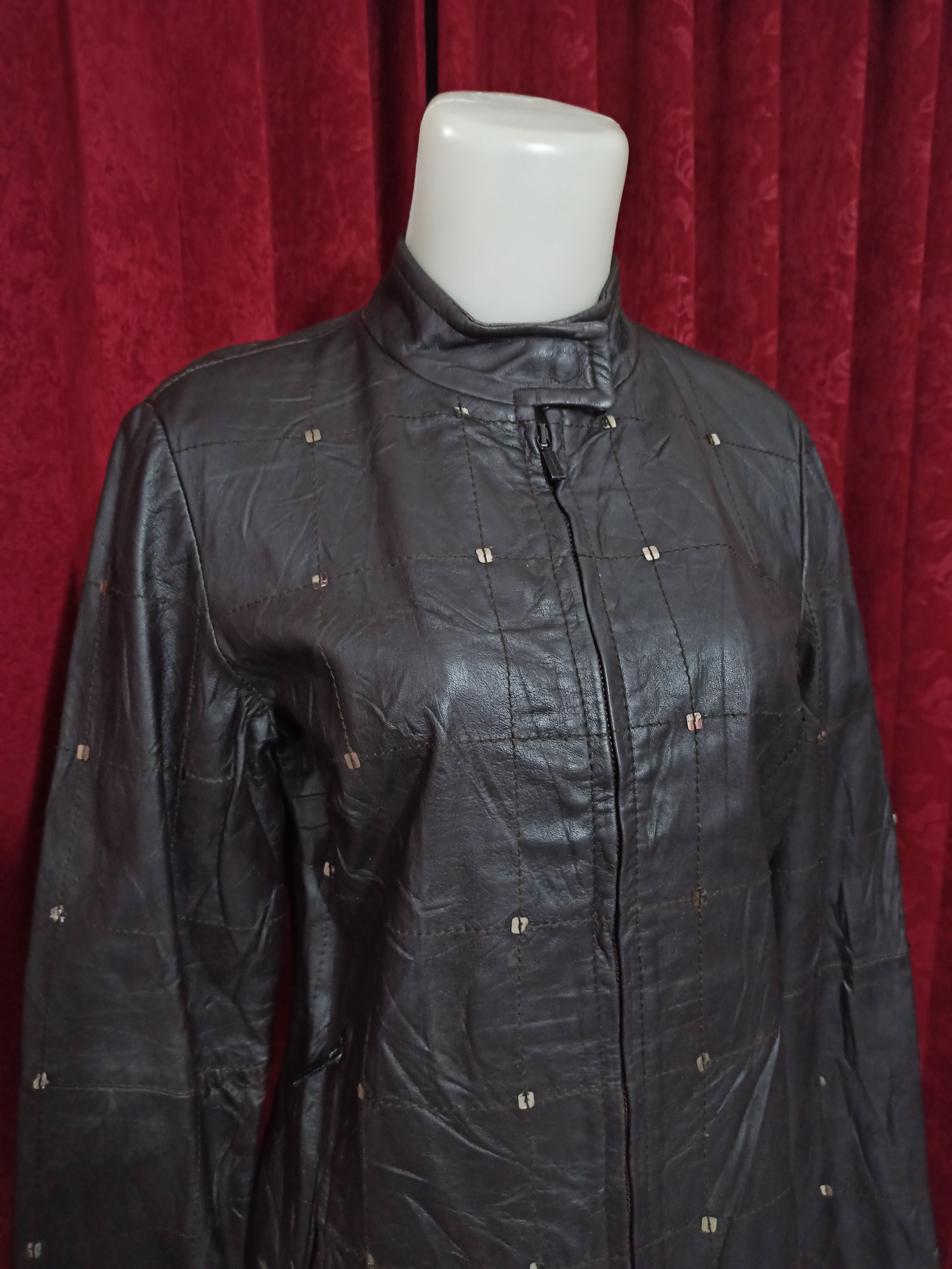 Vintage ICEBERG Women's Thin Leather Jacket
