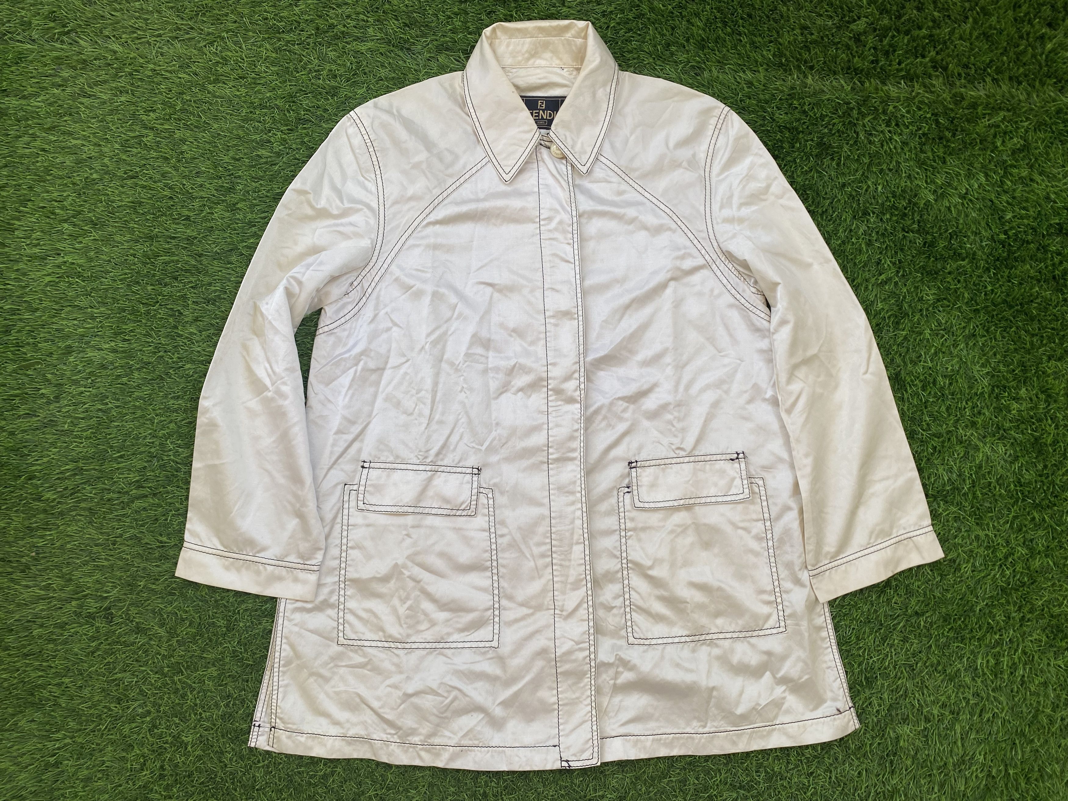 Fendi Vintage Fendi Coat Light Jacket Size US M / EU 48-50 / 2 - 1 Thumbnail