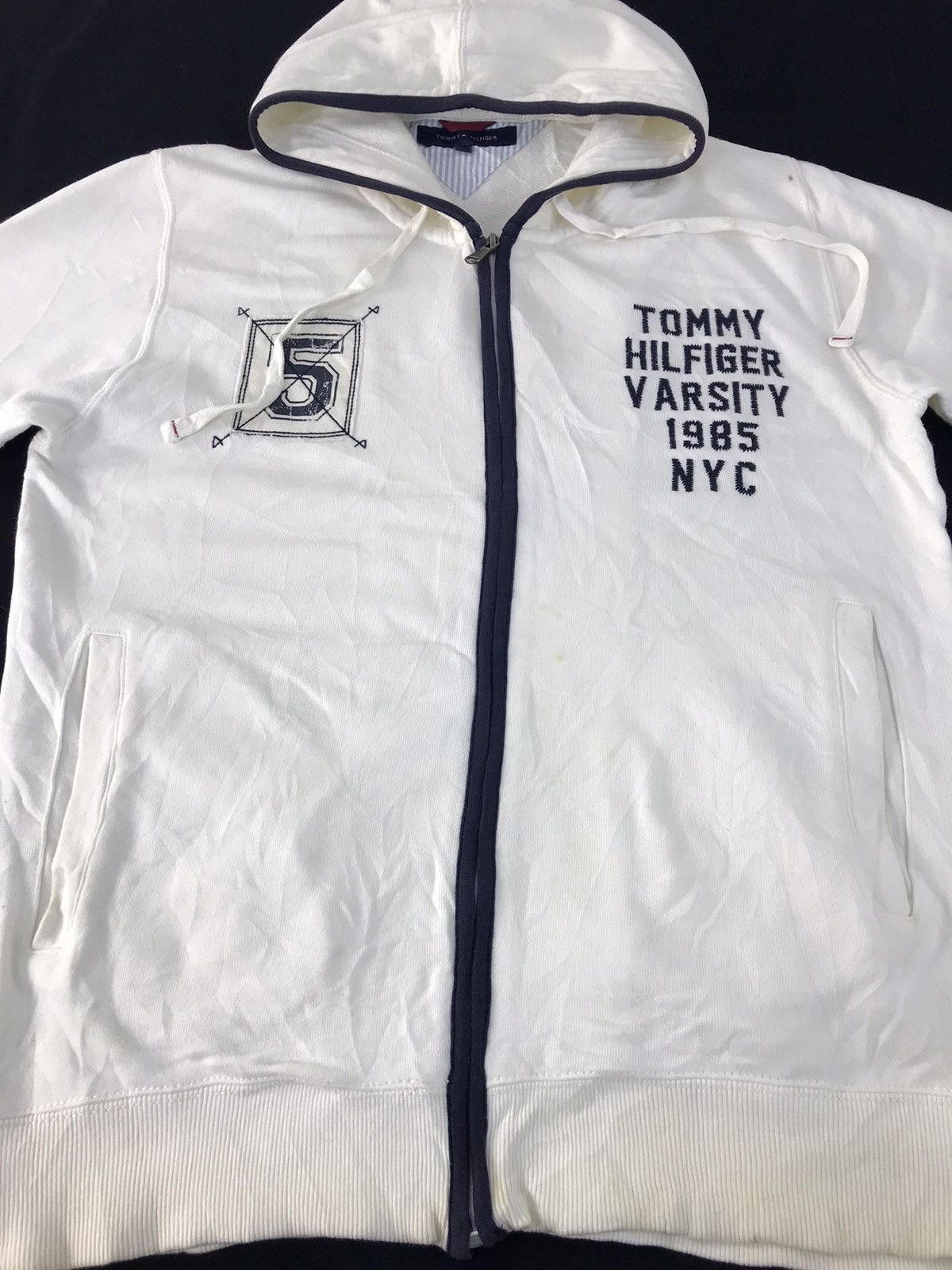 Tommy Hilfiger × Vintage Tommy Hilfiger Hoodies Jacket Big Logo Spell Out K2319j Size US M / EU 48-50 / 2 - 3 Thumbnail