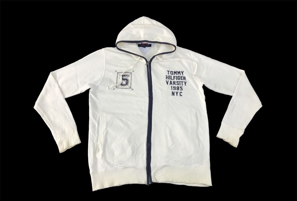 Tommy Hilfiger × Vintage Tommy Hilfiger Hoodies Jacket Big Logo Spell Out K2319j Size US M / EU 48-50 / 2 - 1 Thumbnail