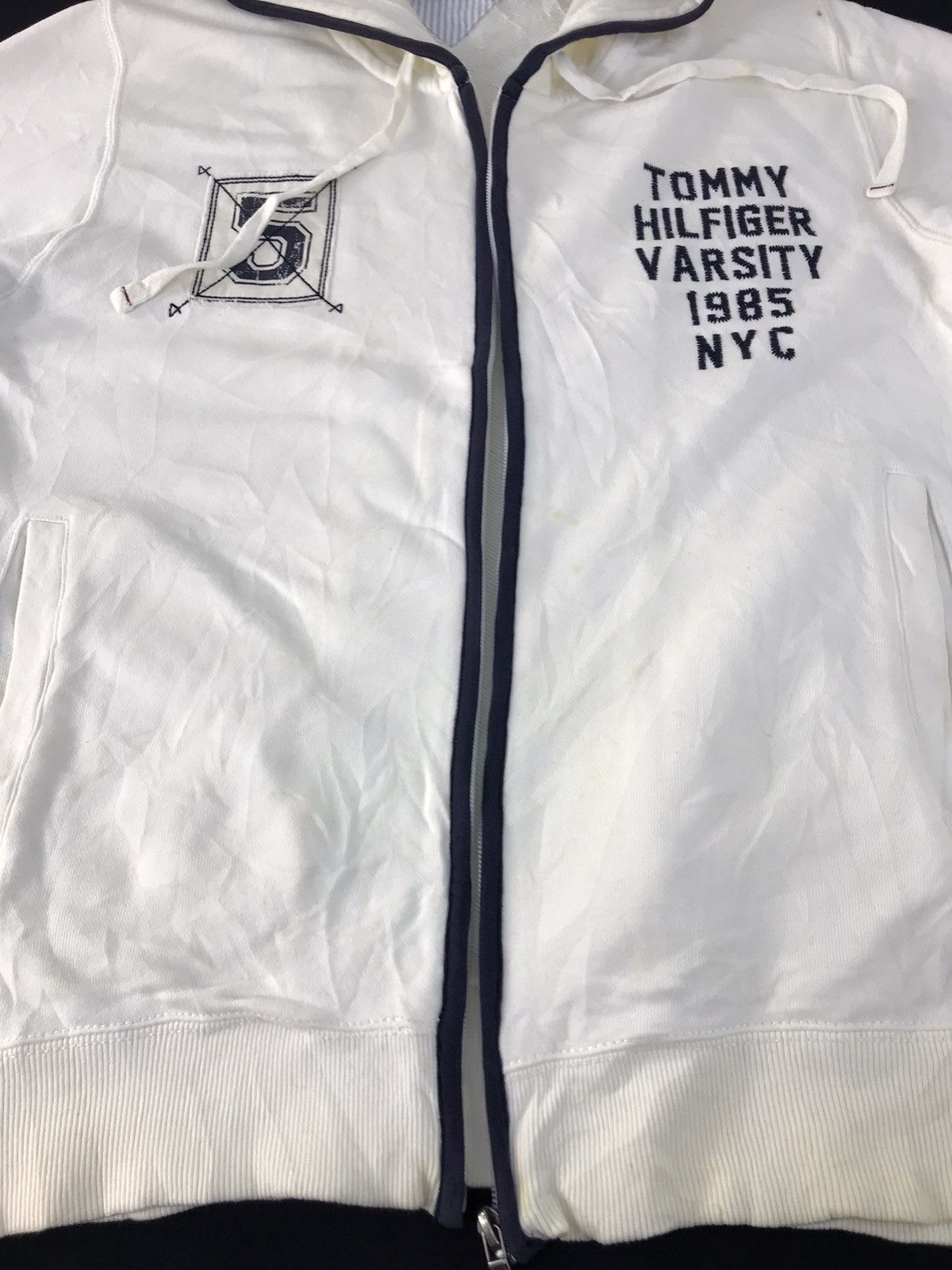 Tommy Hilfiger × Vintage Tommy Hilfiger Hoodies Jacket Big Logo Spell Out K2319j Size US M / EU 48-50 / 2 - 5 Thumbnail