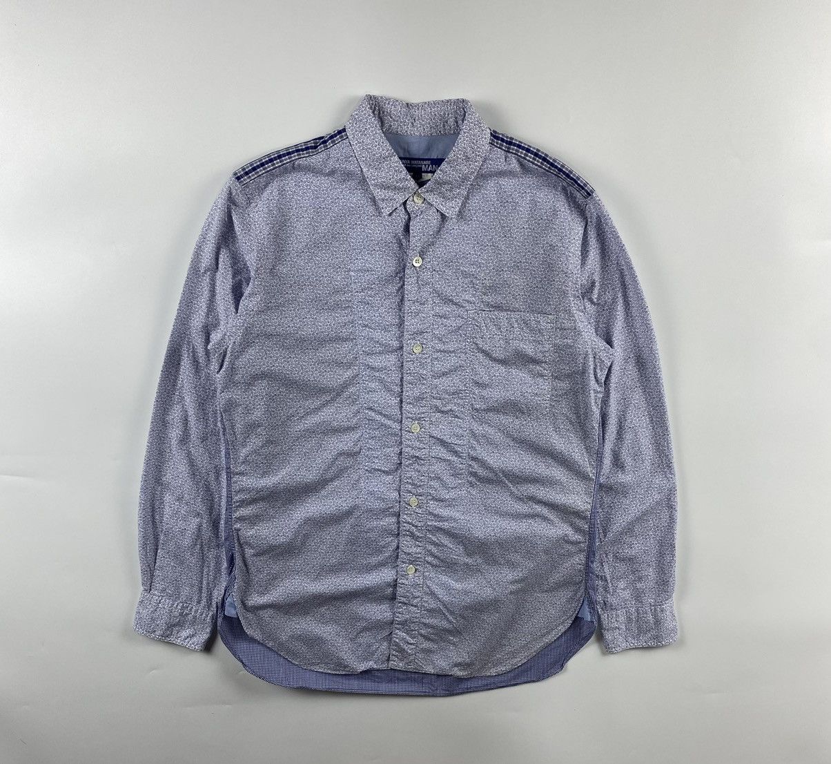 image of Comme Des Garcons x Junya Watanabe Patterned Shirt, Men's (Size XS)