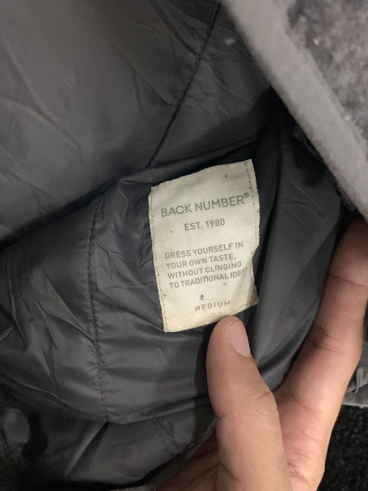 Japanese Brand × Vintage Vintage Back Number Light Puffer Jacket Size US M / EU 48-50 / 2 - 9 Thumbnail