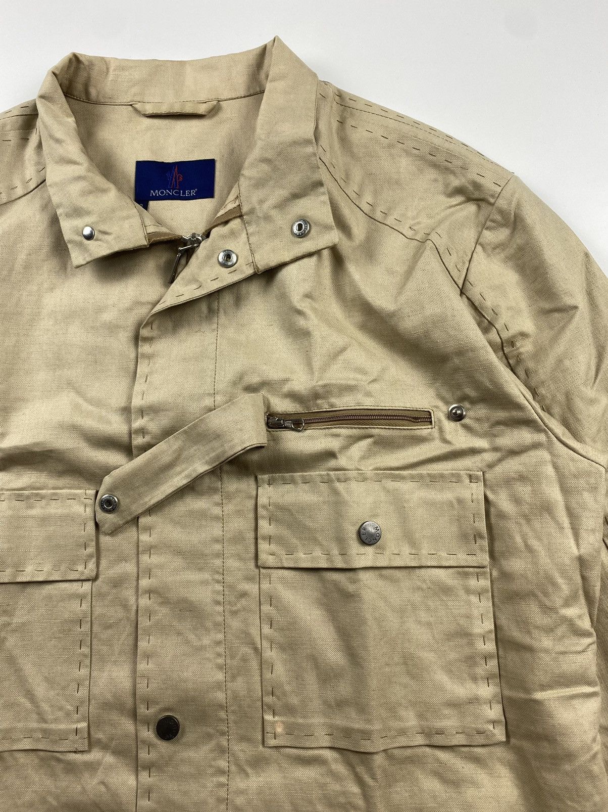 Moncler Vintage Moncler Field Jacket Size US L / EU 52-54 / 3 - 5 Thumbnail