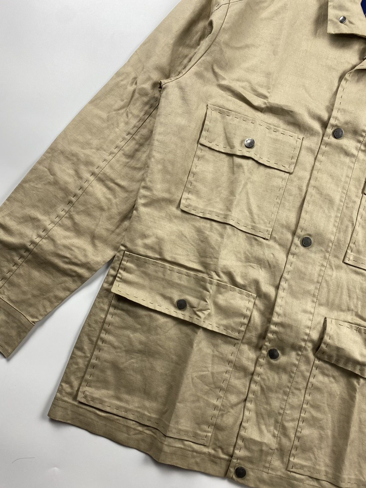 Moncler Vintage Moncler Field Jacket Size US L / EU 52-54 / 3 - 3 Thumbnail