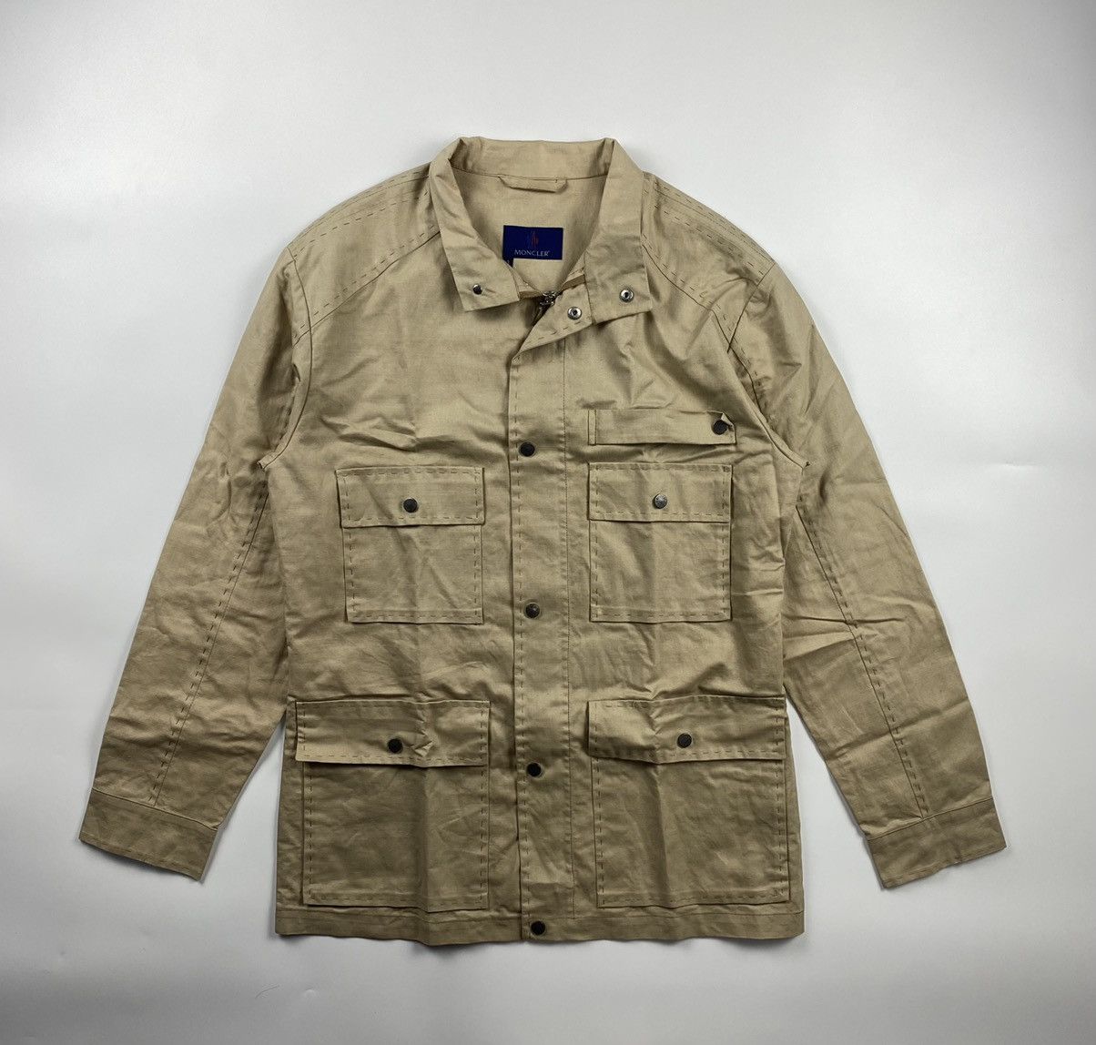 Moncler Vintage Moncler Field Jacket Size US L / EU 52-54 / 3 - 1 Thumbnail