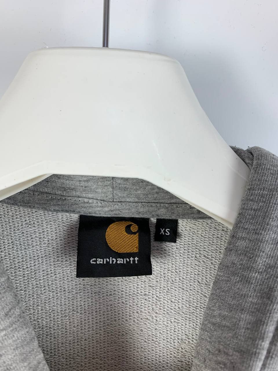 Carhartt Carhartt hoodie big logo grey cotton XS Size US XS / EU 42 / 0 - 13 Thumbnail