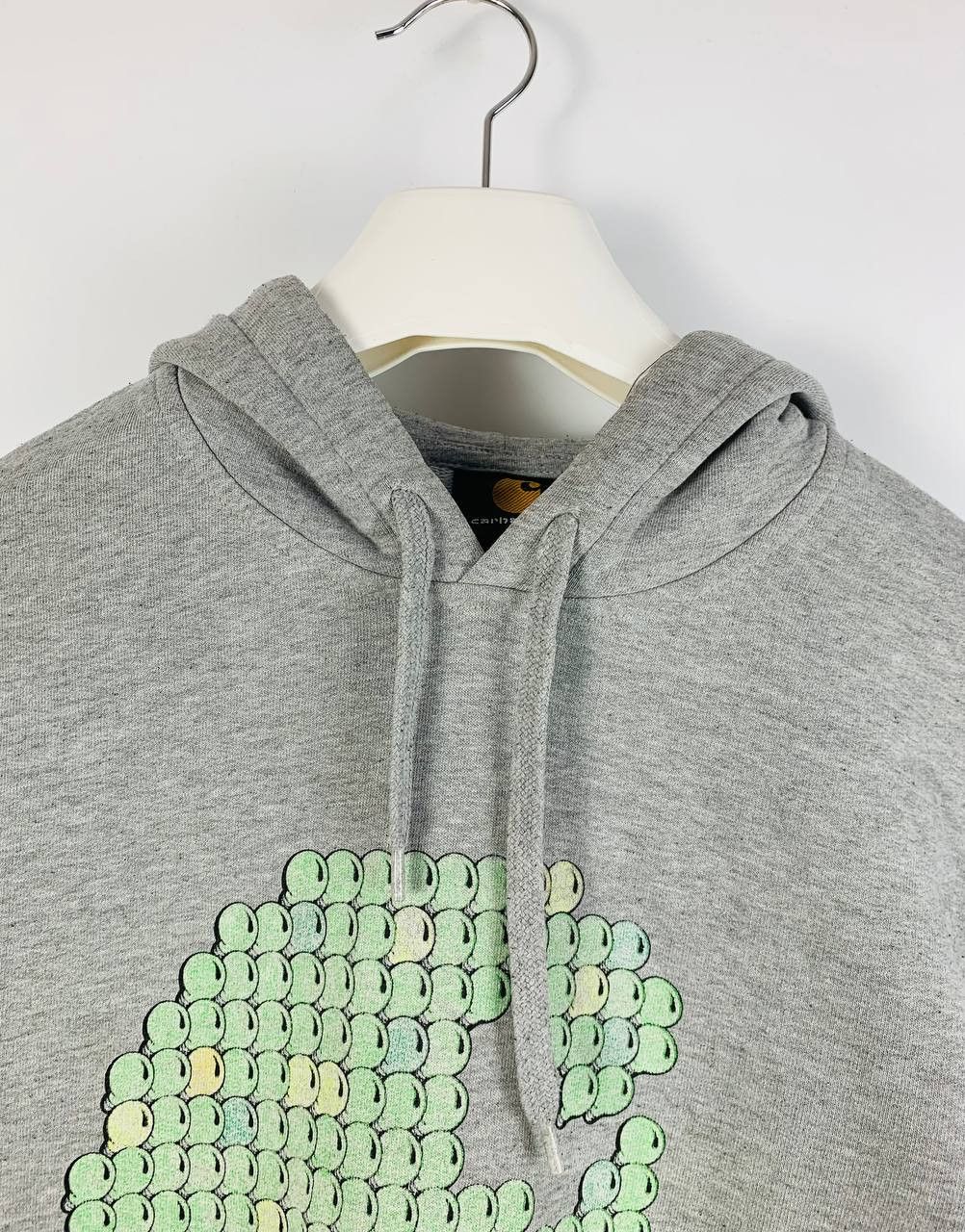 Carhartt Carhartt hoodie big logo grey cotton XS Size US XS / EU 42 / 0 - 2 Thumbnail