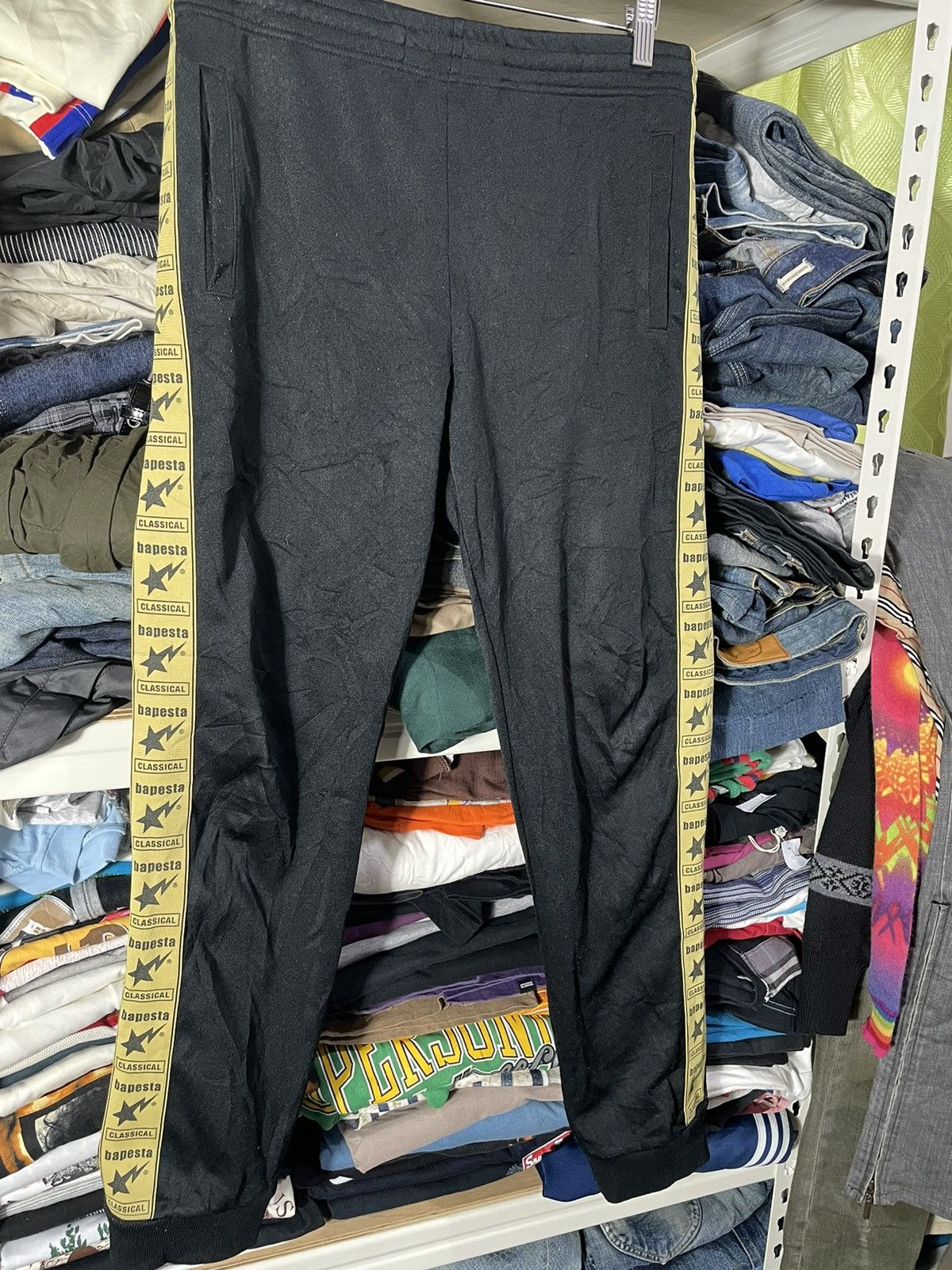 Bape Bape Sta Tape Track Pants Size US 32 / EU 48 - 2 Thumbnail