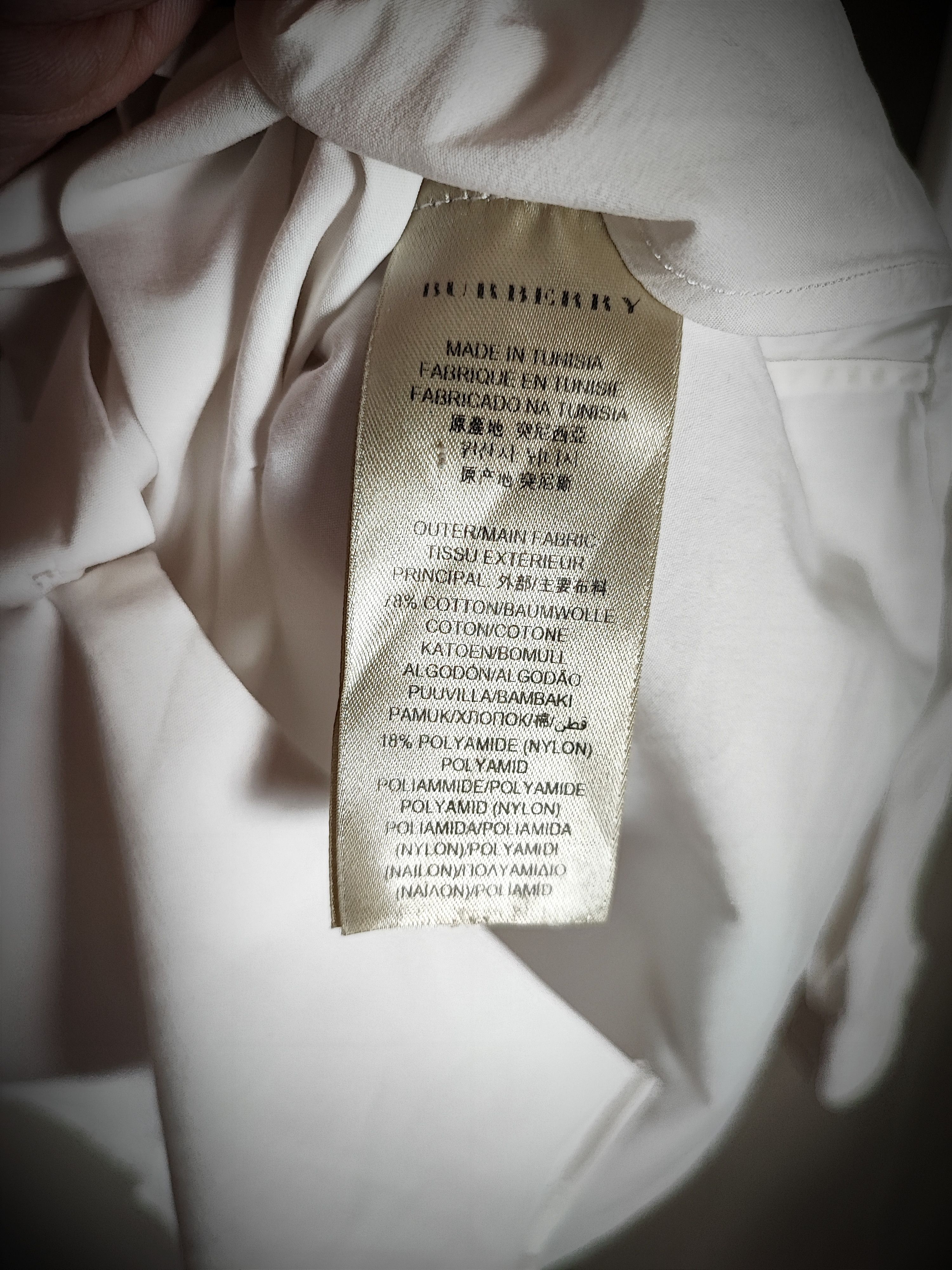 Burberry ⚠️Burberry White Shirt Size US S / EU 44-46 / 1 - 6 Thumbnail
