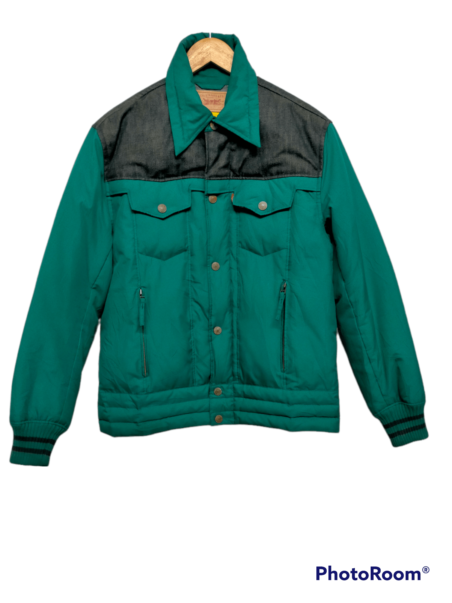 Japanese Brand Levis Strauss & Co x Varsity Bomber Jacket Size US M / EU 48-50 / 2 - 1 Thumbnail