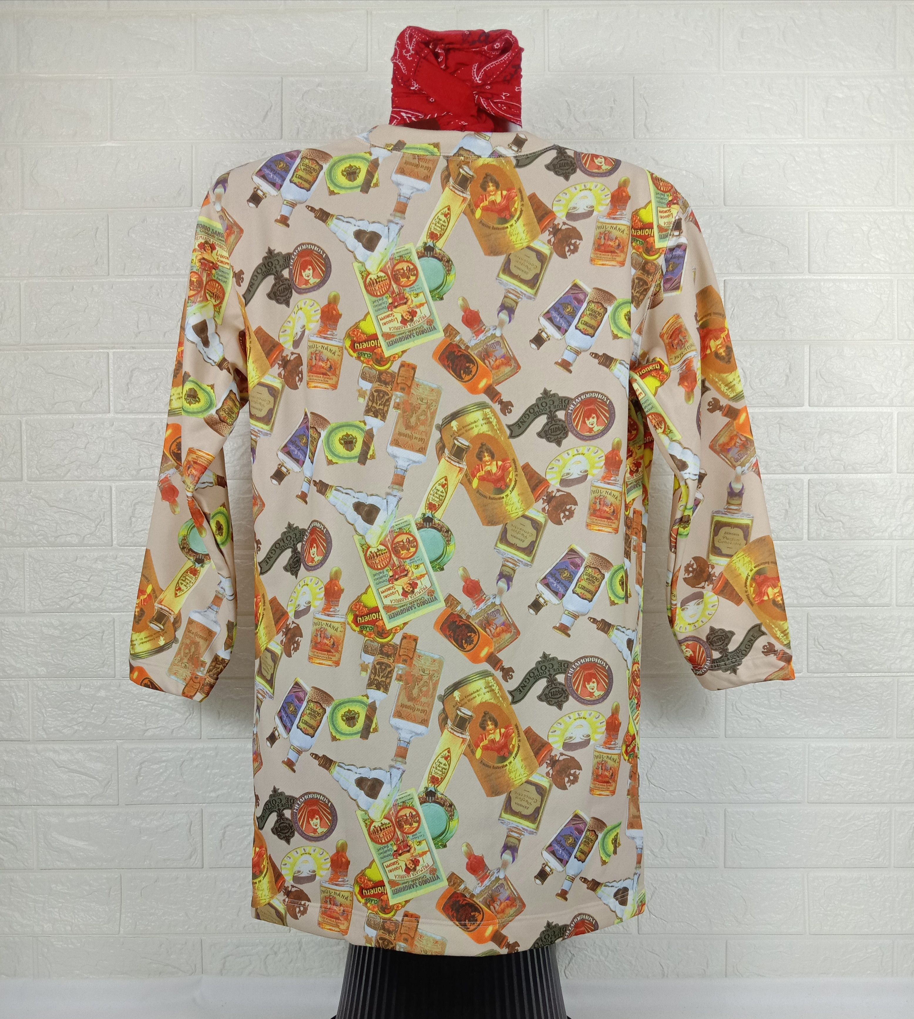 Japanese Brand Vintage Mary Bell Full Print Beer Long Sleeve Shirt Size M / US 6-8 / IT 42-44 - 4 Thumbnail