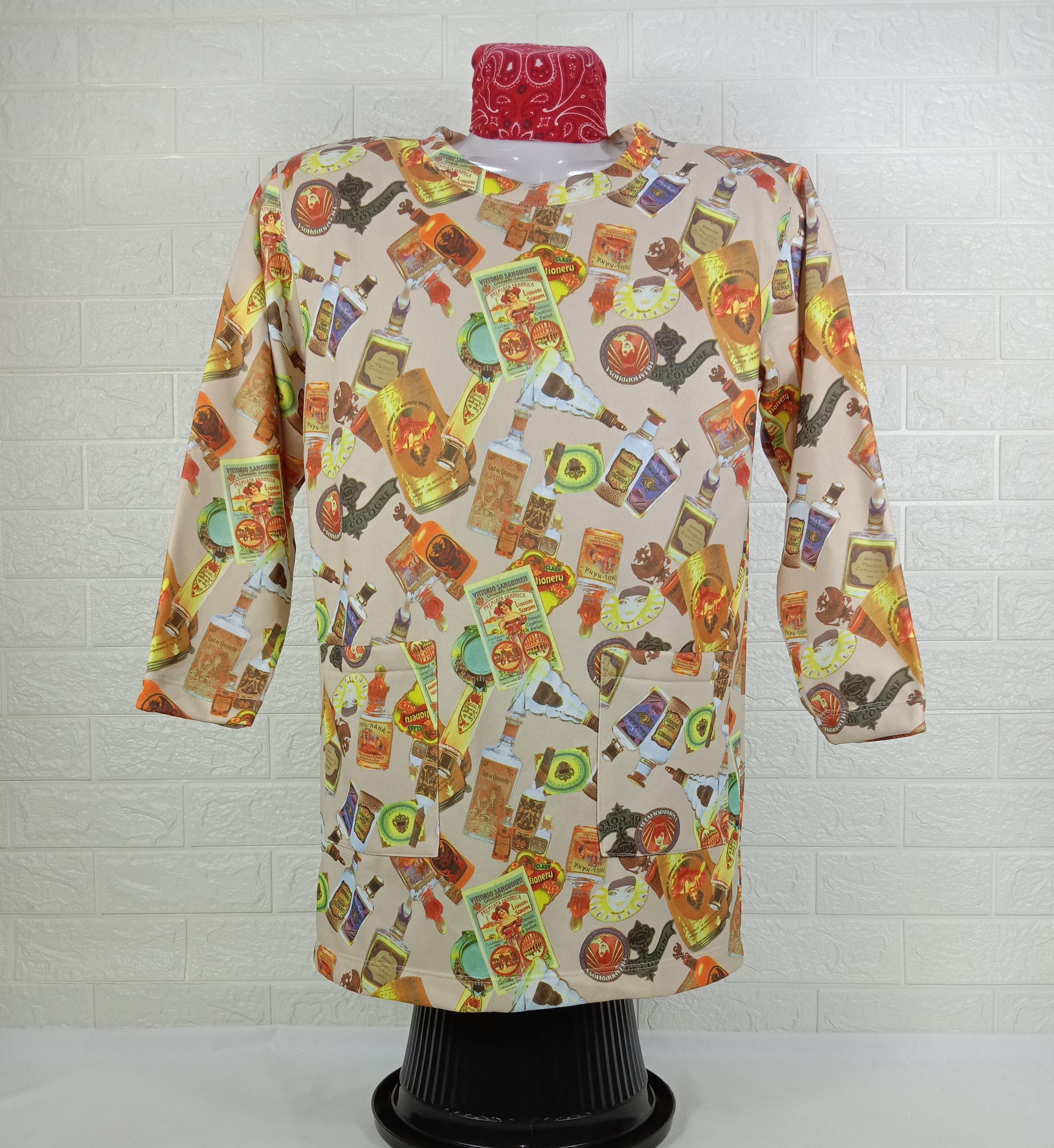 Japanese Brand Vintage Mary Bell Full Print Beer Long Sleeve Shirt Size M / US 6-8 / IT 42-44 - 1 Thumbnail
