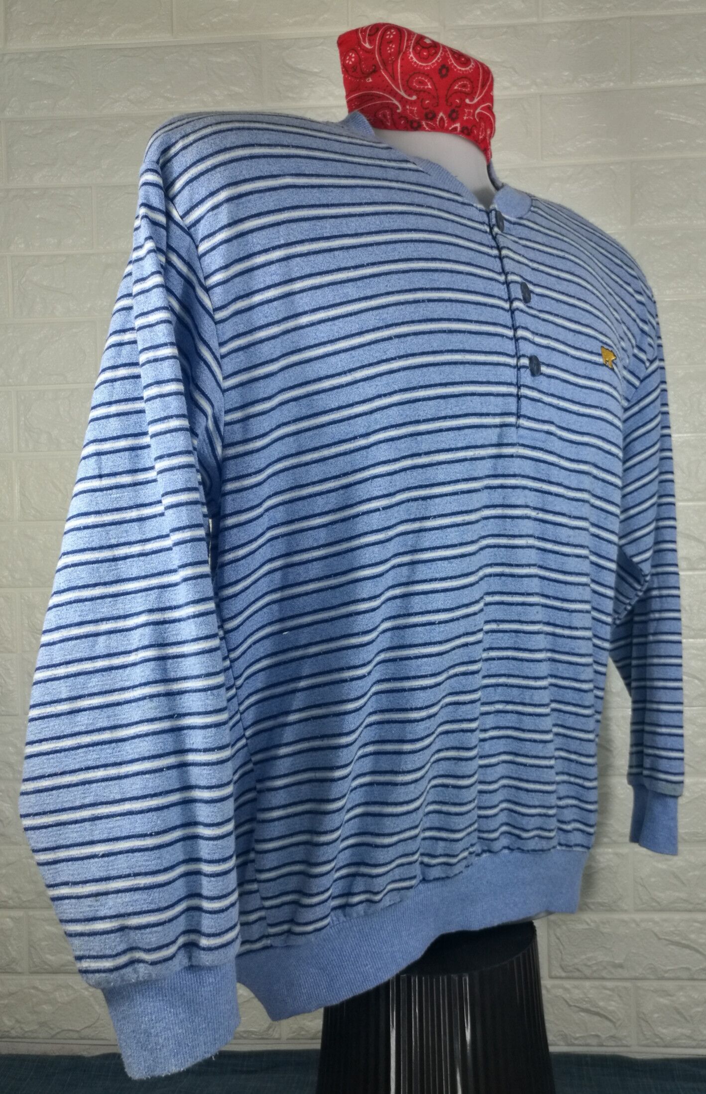 Golden Bear Vintage Golden Bear Stripes Long Sleeve Shirt Size US L / EU 52-54 / 3 - 2 Thumbnail