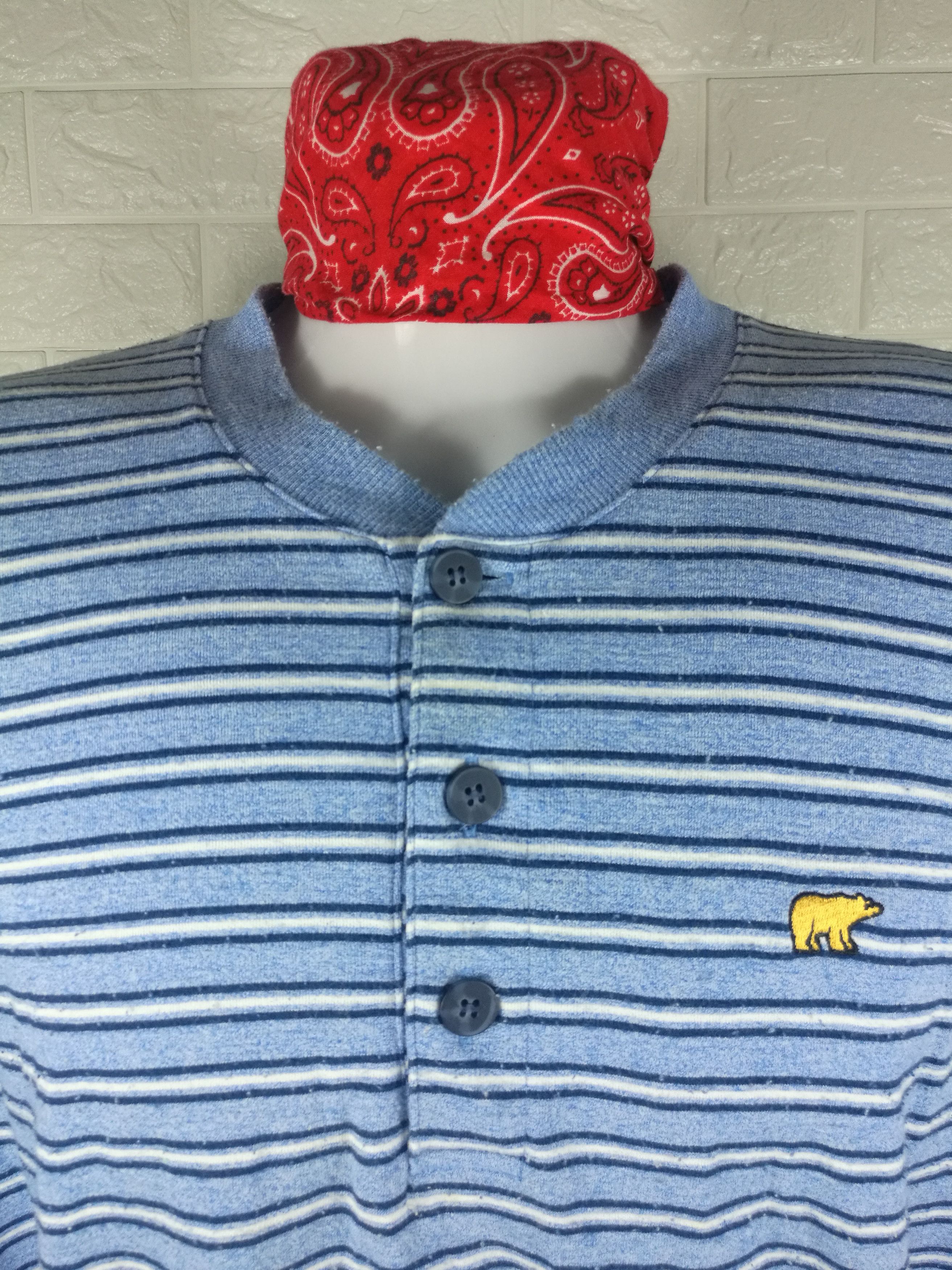 Golden Bear Vintage Golden Bear Stripes Long Sleeve Shirt Size US L / EU 52-54 / 3 - 4 Thumbnail