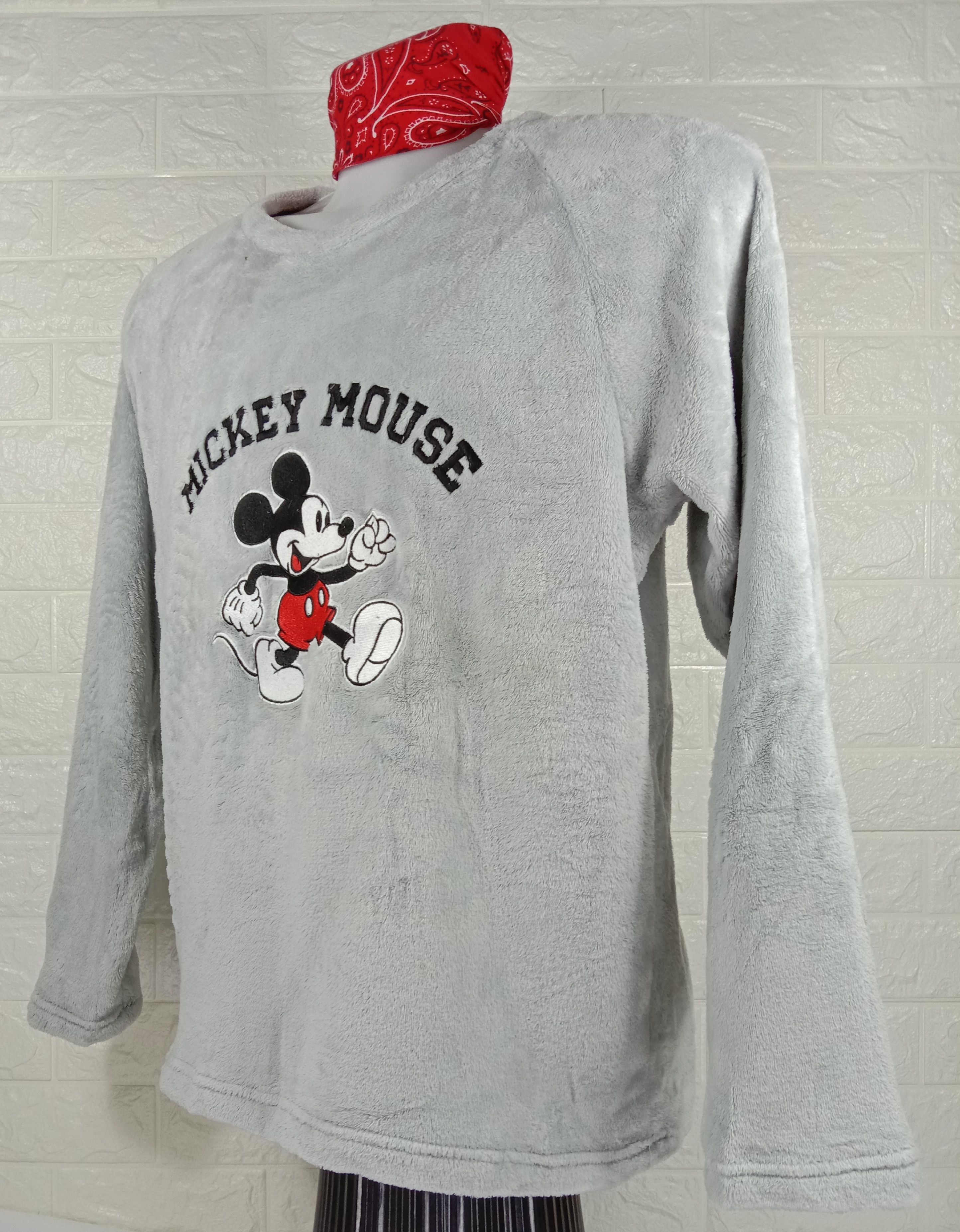 Mickey Mouse Vintage Walt Disney Mickey Mouse Fleece Long Sleeve Shirt Size US M / EU 48-50 / 2 - 4 Thumbnail
