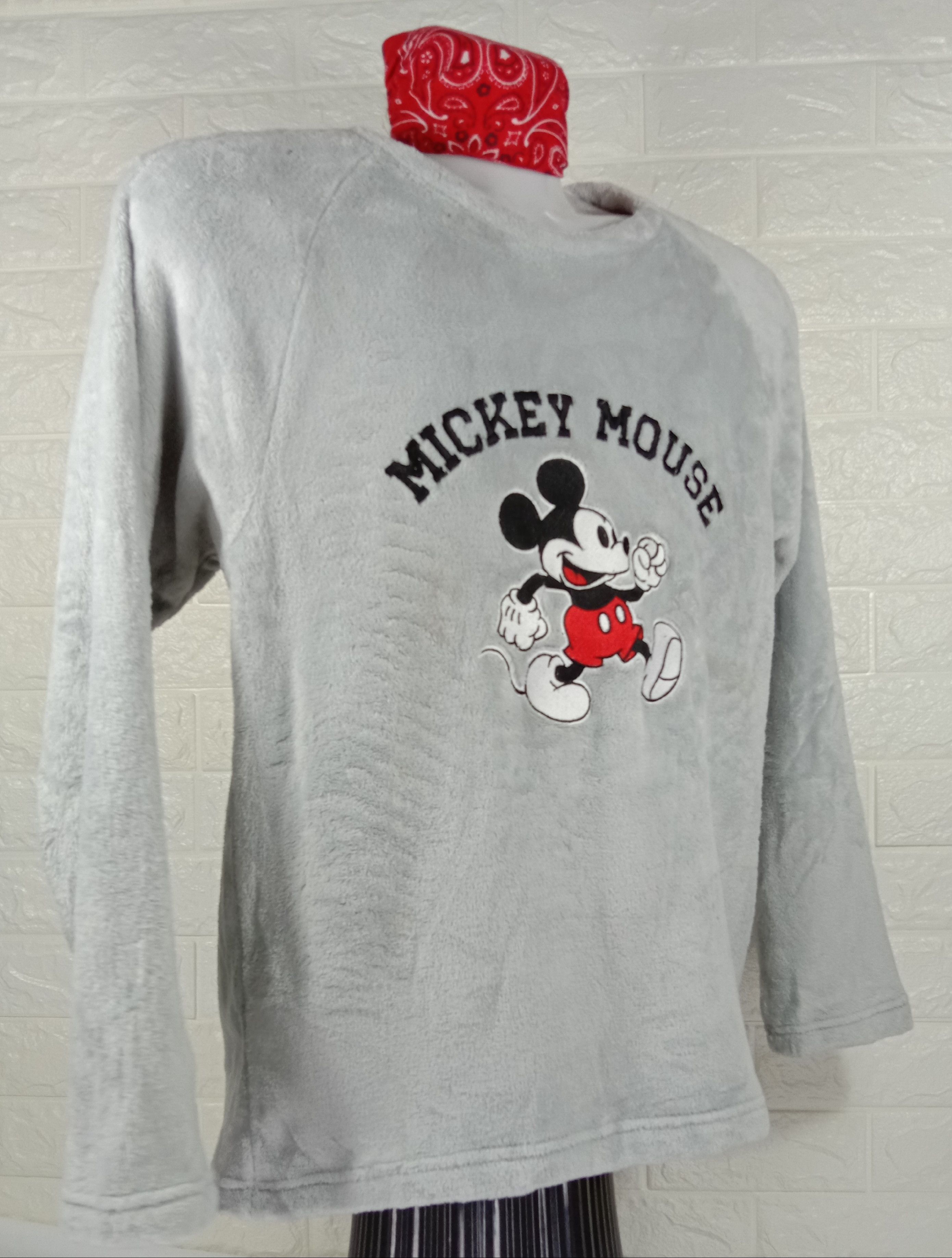 Mickey Mouse Vintage Walt Disney Mickey Mouse Fleece Long Sleeve Shirt Size US M / EU 48-50 / 2 - 3 Thumbnail