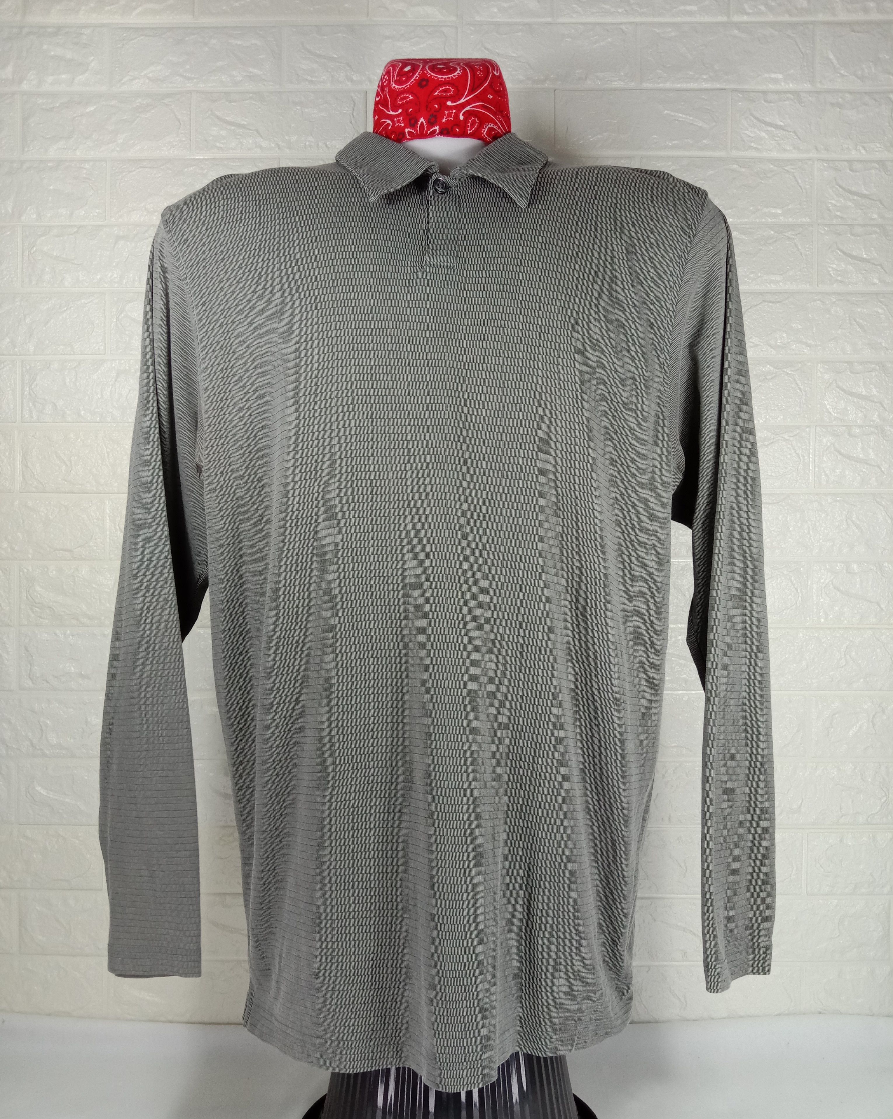 Bill Blass Vintage Bill Blass Long Sleeve Polo Shirt Size US L / EU 52-54 / 3 - 1 Thumbnail