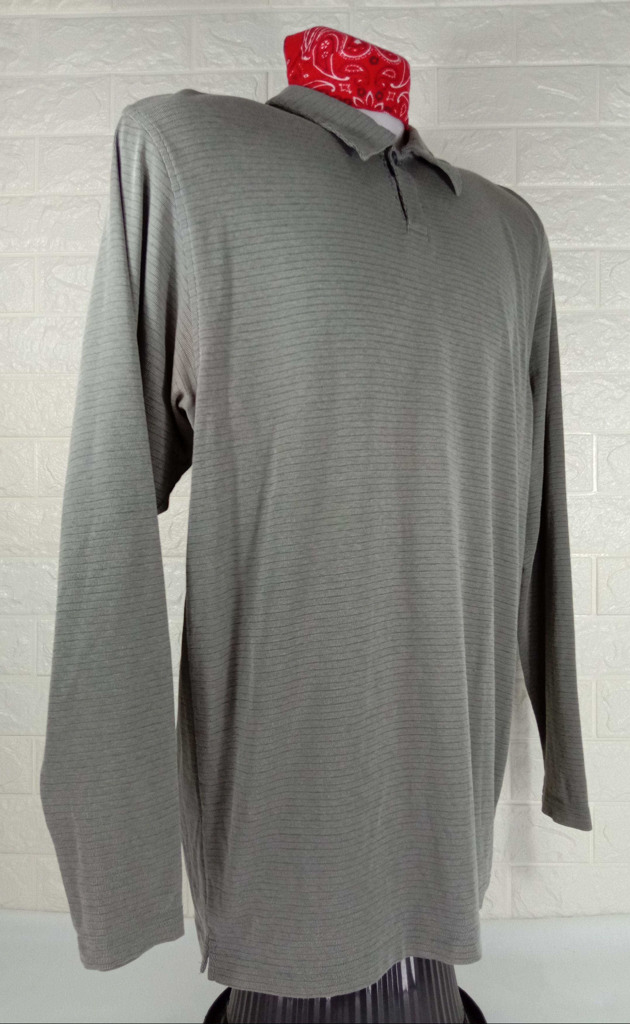 Bill Blass Vintage Bill Blass Long Sleeve Polo Shirt Size US L / EU 52-54 / 3 - 2 Thumbnail