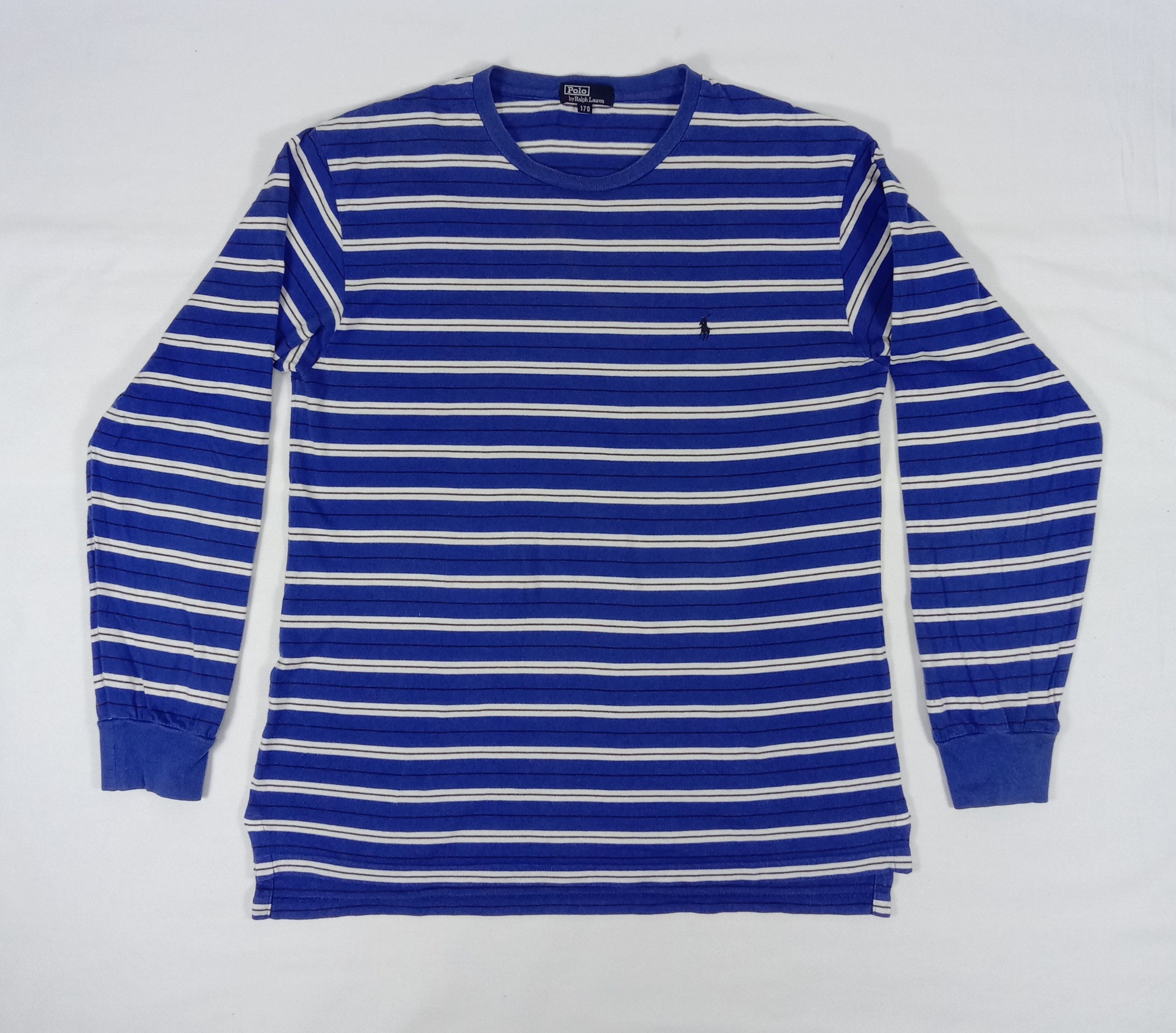 Polo Ralph Lauren Vintage Polo Ralph Lauren Striped Long Sleeve T-Shirts Size US M / EU 48-50 / 2 - 1 Thumbnail
