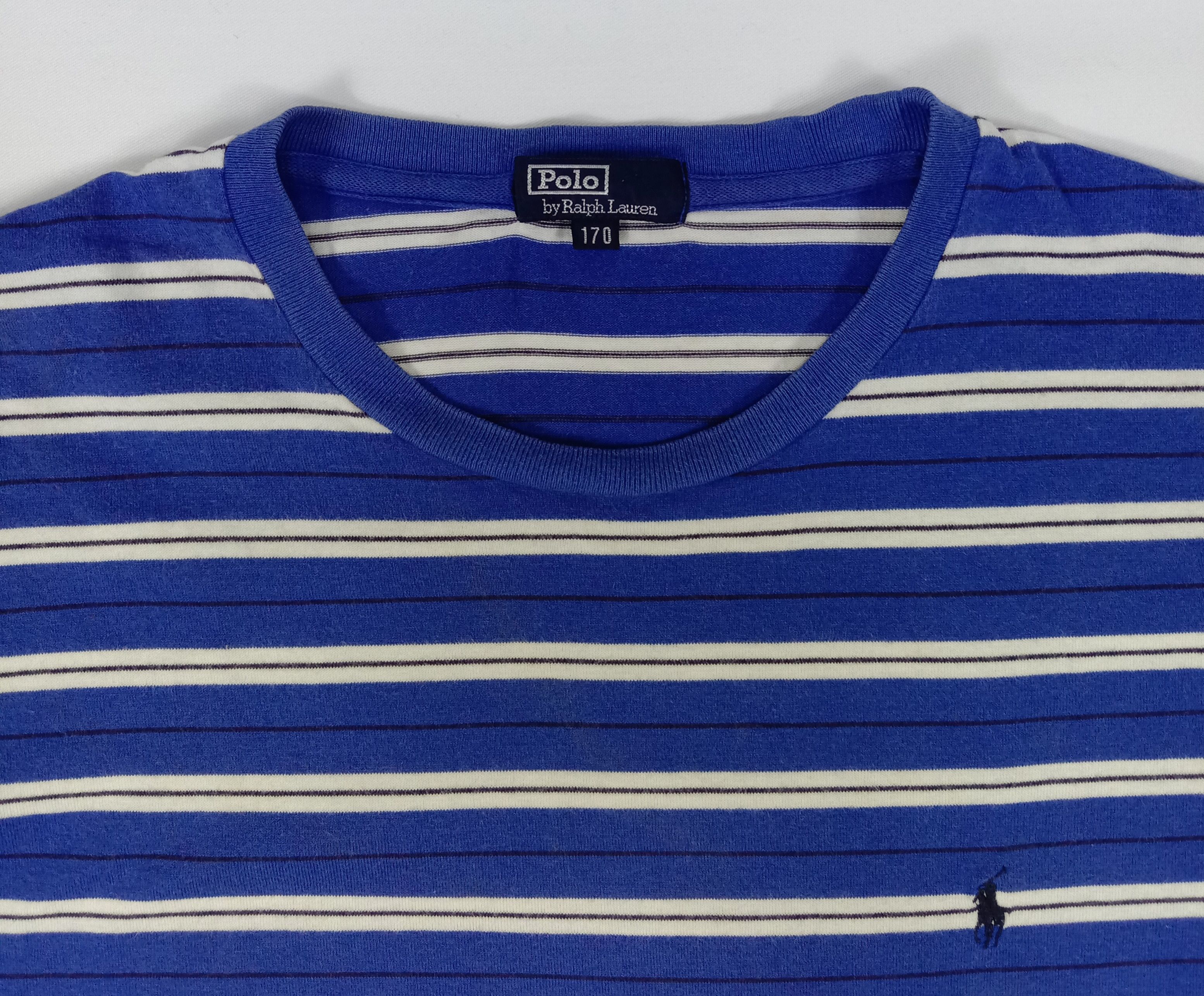 Polo Ralph Lauren Vintage Polo Ralph Lauren Striped Long Sleeve T-Shirts Size US M / EU 48-50 / 2 - 3 Thumbnail