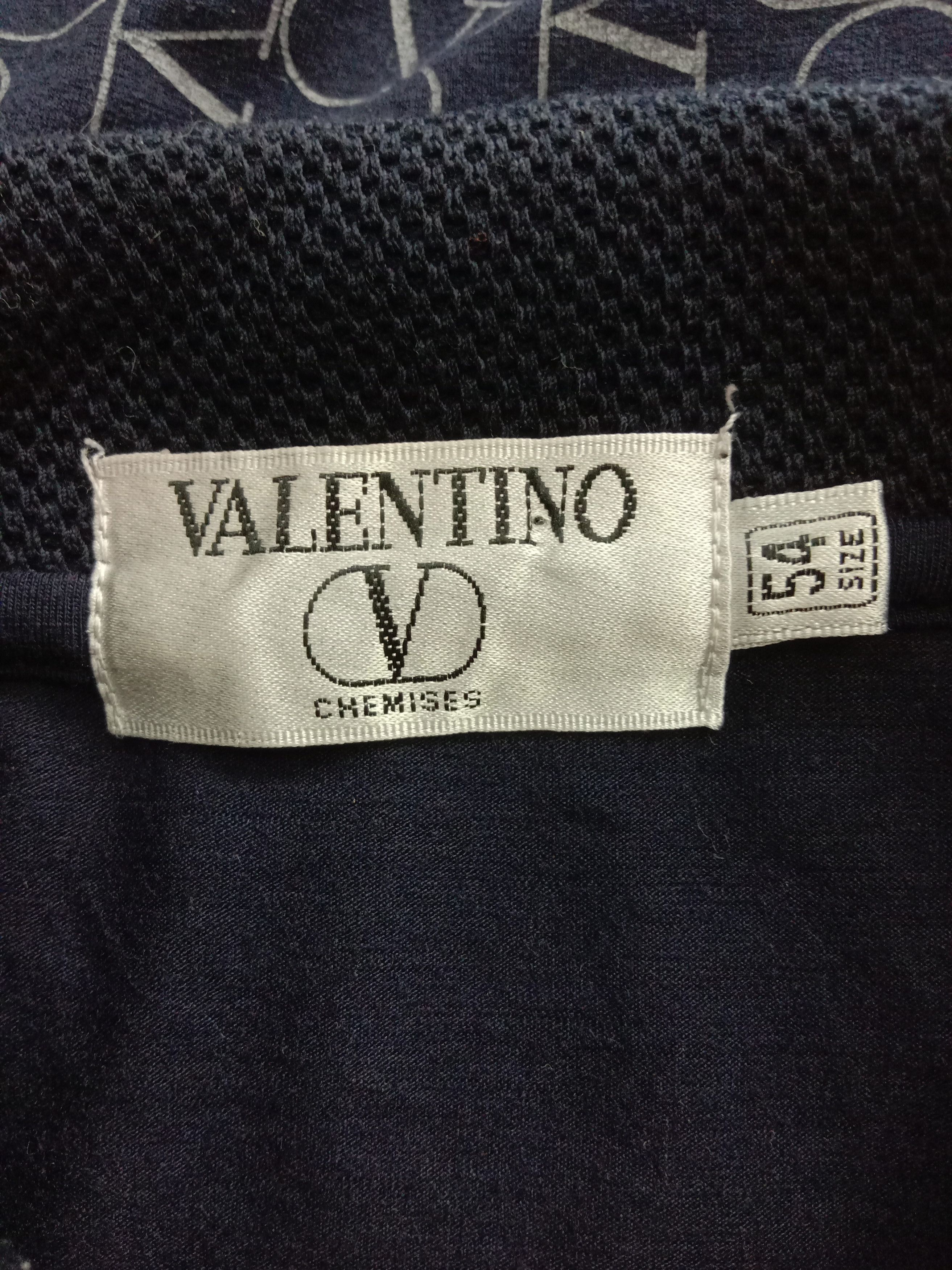 Valentino Vintage Valentino Monogram Long Sleeve Shirt Size US L / EU 52-54 / 3 - 9 Thumbnail