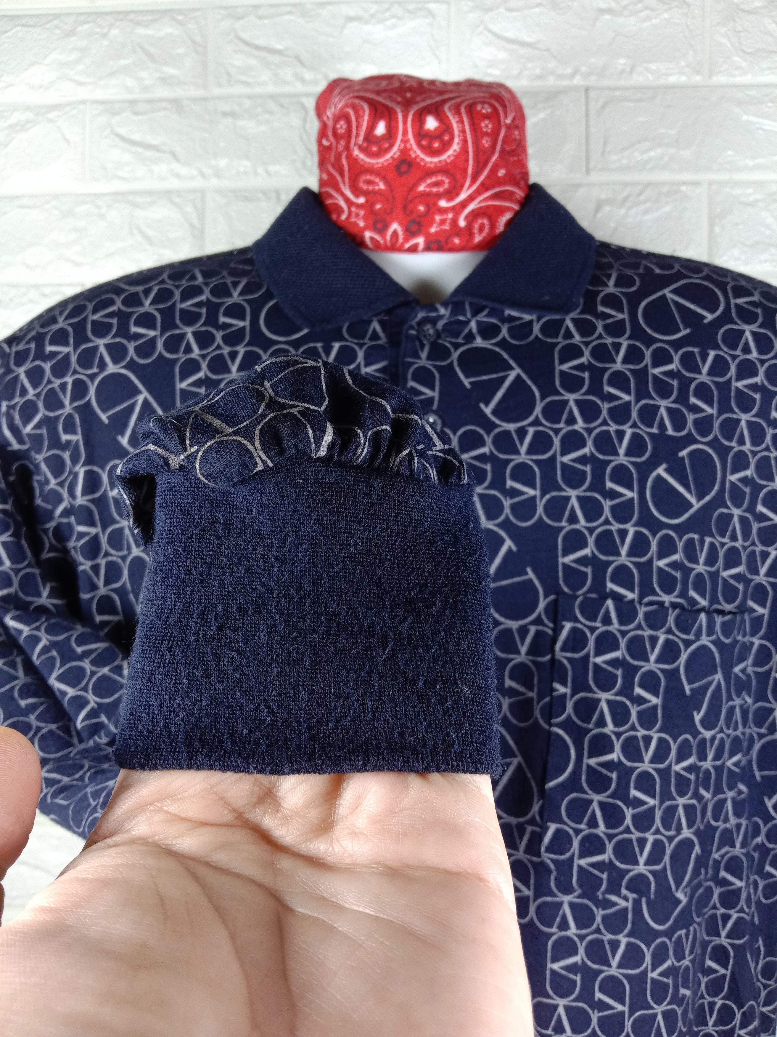 Valentino Vintage Valentino Monogram Long Sleeve Shirt Size US L / EU 52-54 / 3 - 5 Thumbnail