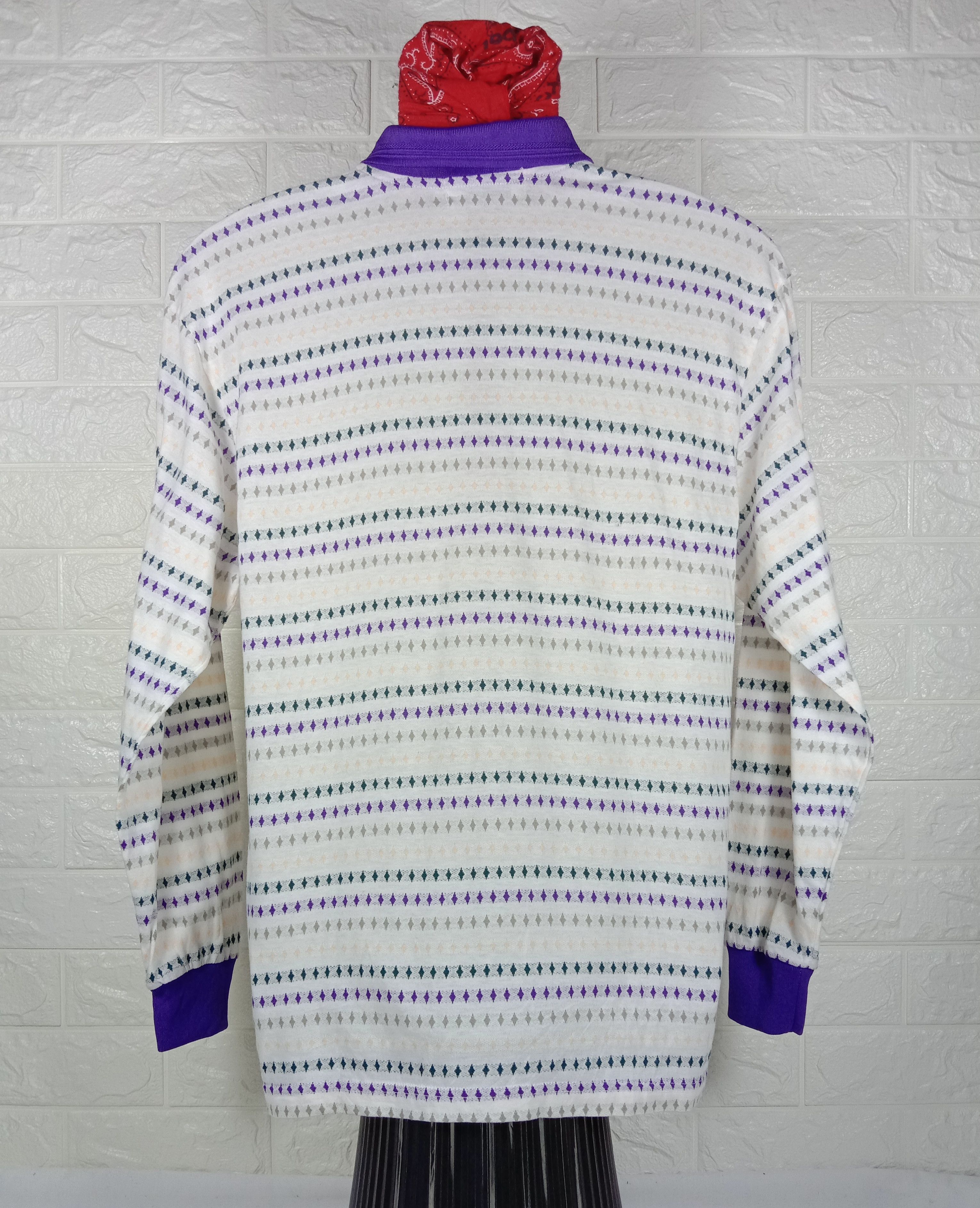 Giovanni Valentino Vintage Giovanni Valentino Long Sleeve Polo Shirt Size US L / EU 52-54 / 3 - 6 Thumbnail