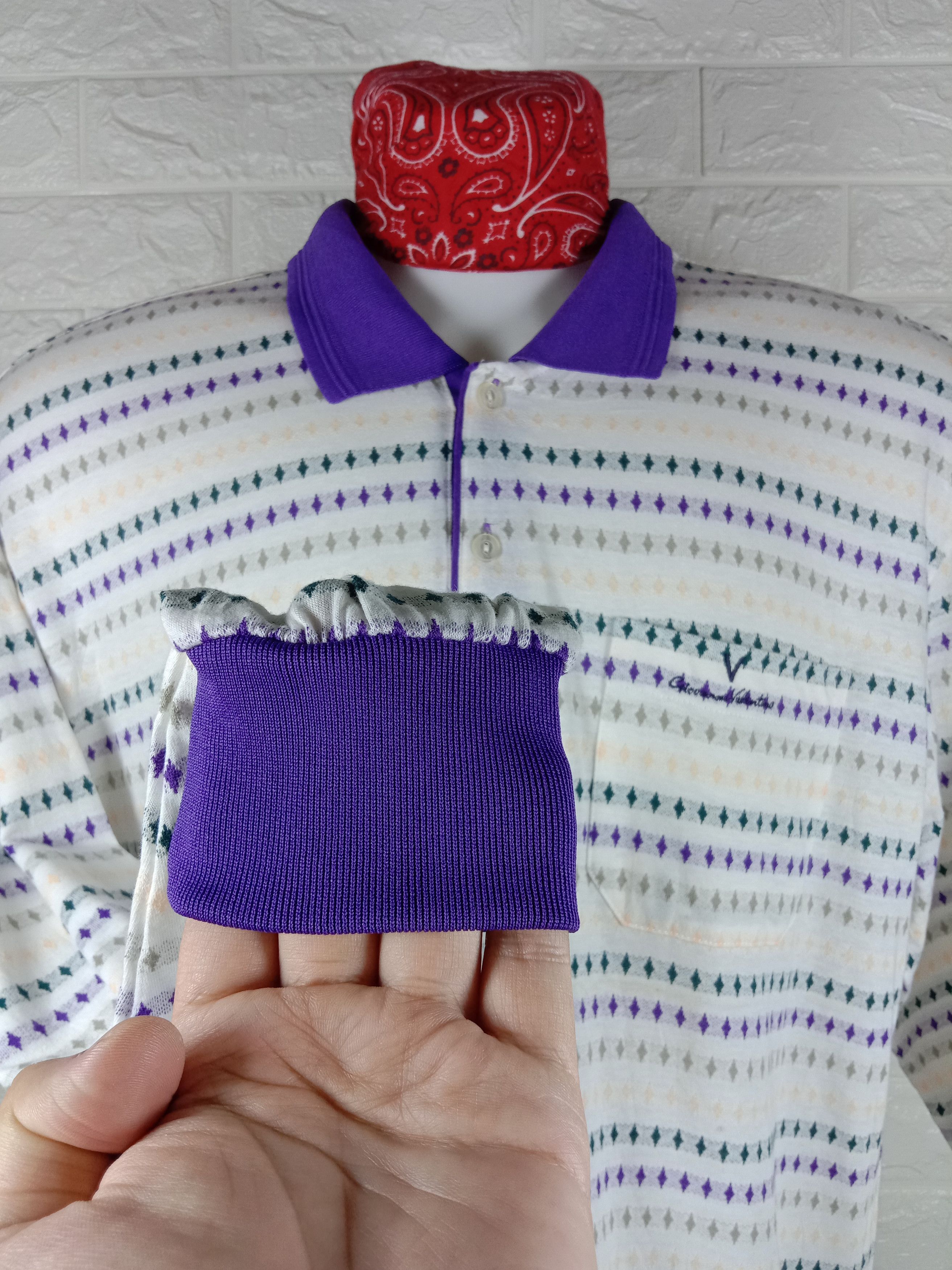 Giovanni Valentino Vintage Giovanni Valentino Long Sleeve Polo Shirt Size US L / EU 52-54 / 3 - 5 Thumbnail
