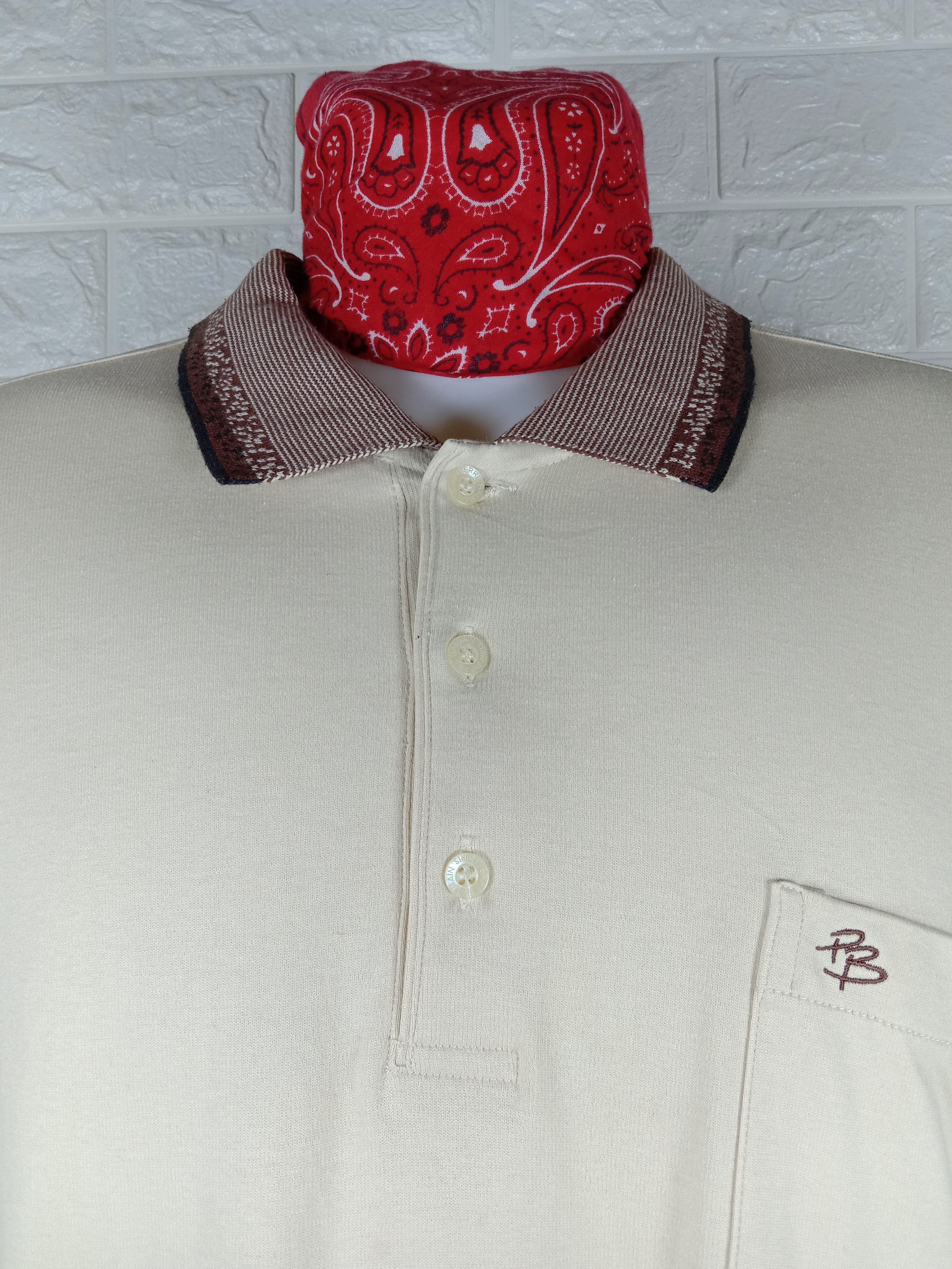 Pierre Balmain Vintage Pierre Balmain Polo Long Sleeve Shirt Size US L / EU 52-54 / 3 - 4 Thumbnail