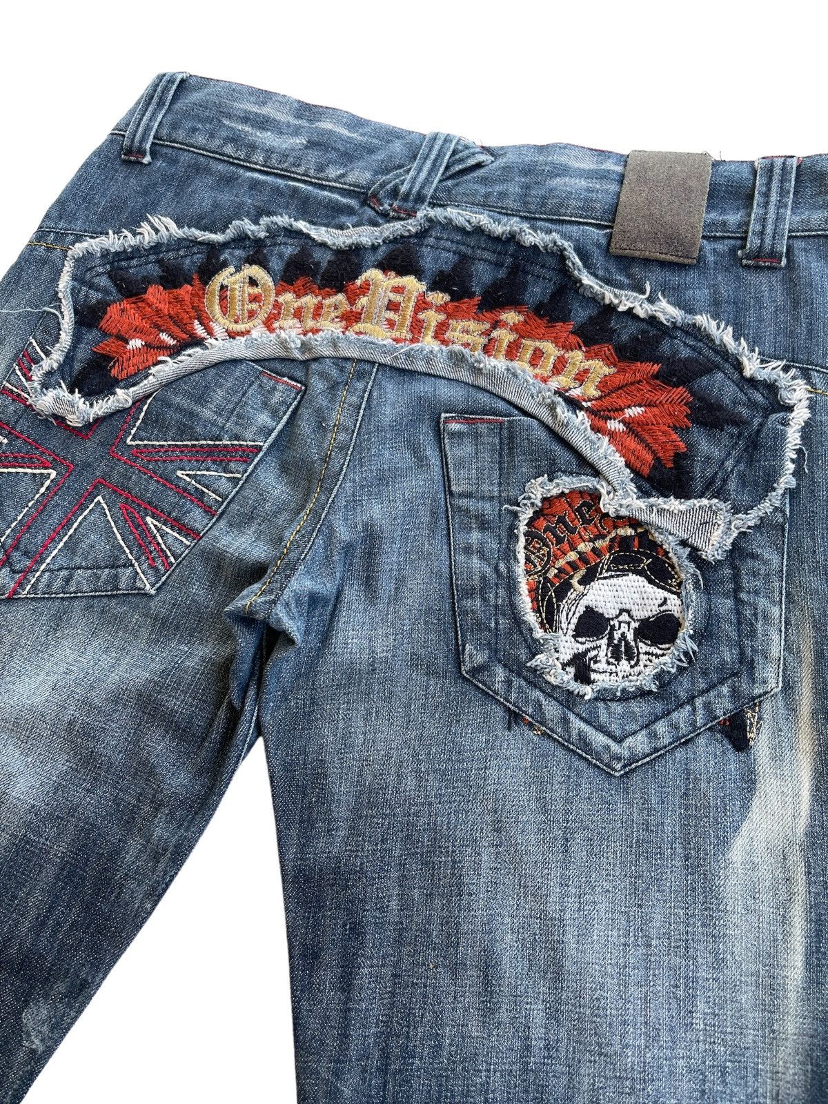 In The Attic In The Attic Straight Leg Rusty Jeans Size US 31 - 11 Thumbnail