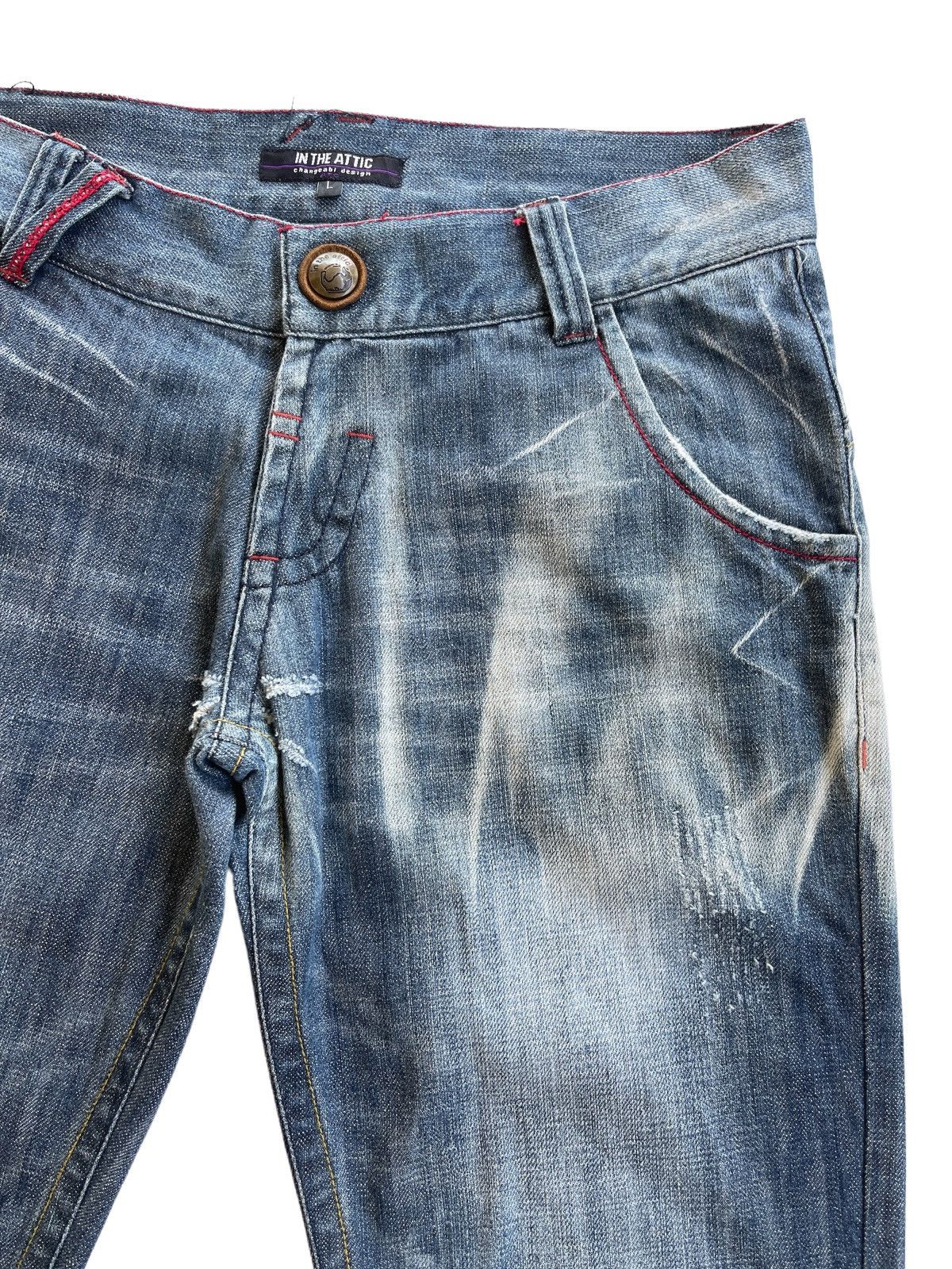 In The Attic In The Attic Straight Leg Rusty Jeans Size US 31 - 9 Thumbnail
