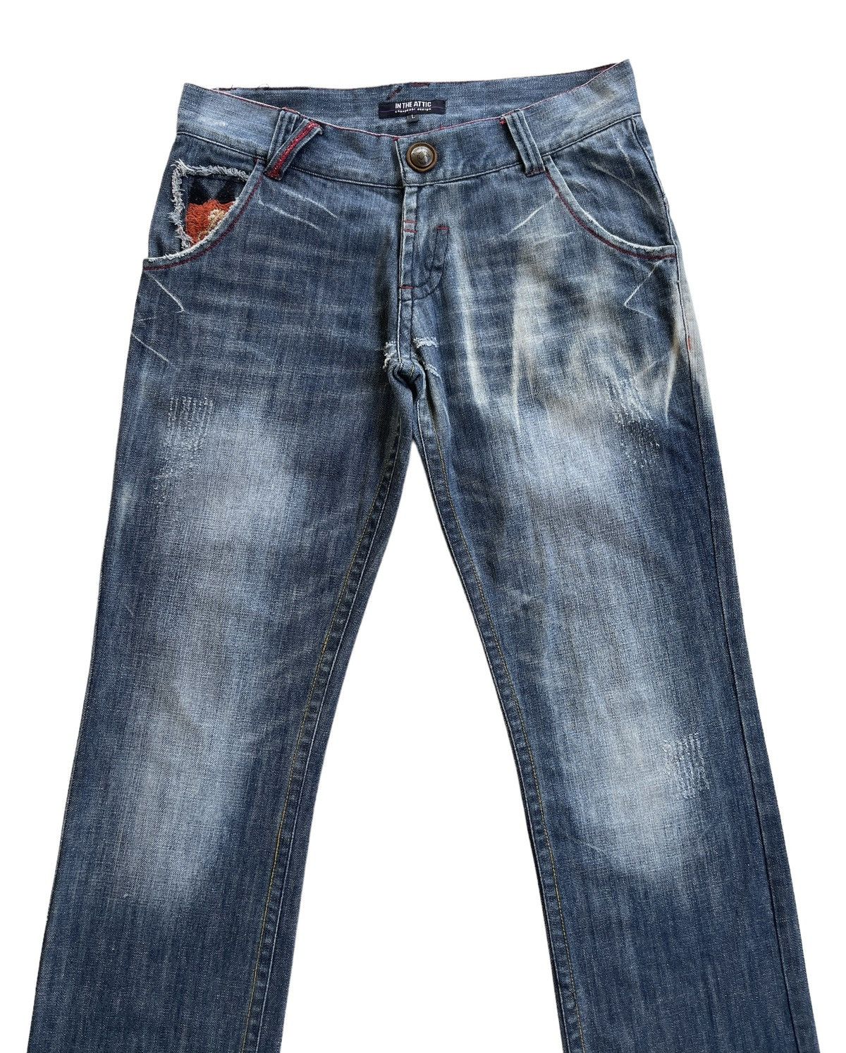 In The Attic In The Attic Straight Leg Rusty Jeans Size US 31 - 3 Thumbnail