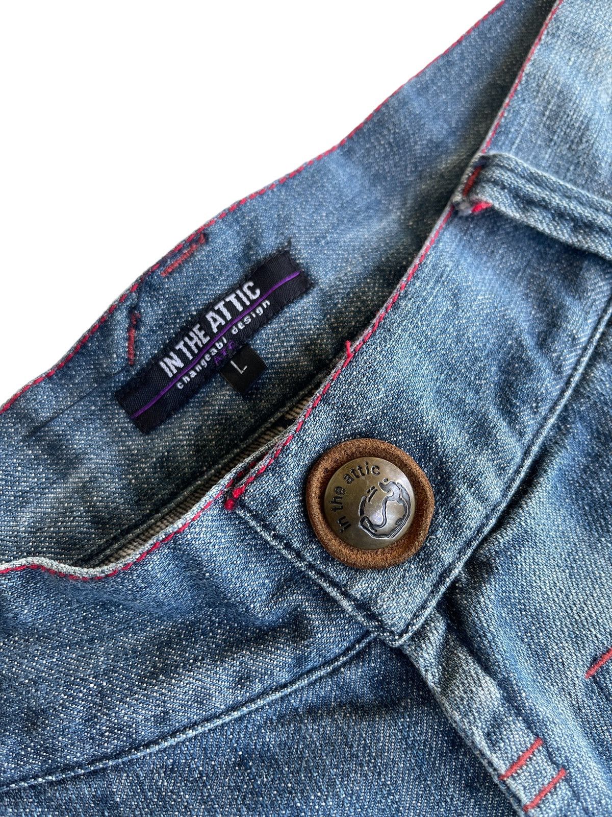 In The Attic In The Attic Straight Leg Rusty Jeans Size US 31 - 13 Thumbnail