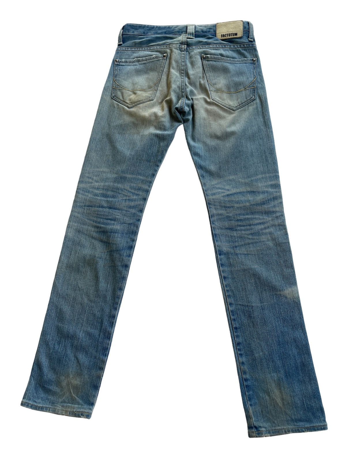 FACTOTUM Factotum Japan Distressed Slim Jeans Size US 28 / EU 44 - 8 Thumbnail