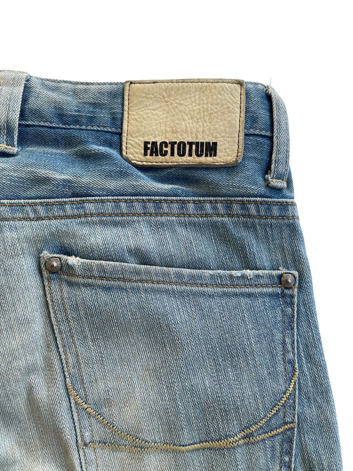 FACTOTUM Factotum Japan Distressed Slim Jeans Size US 28 / EU 44 - 9 Thumbnail