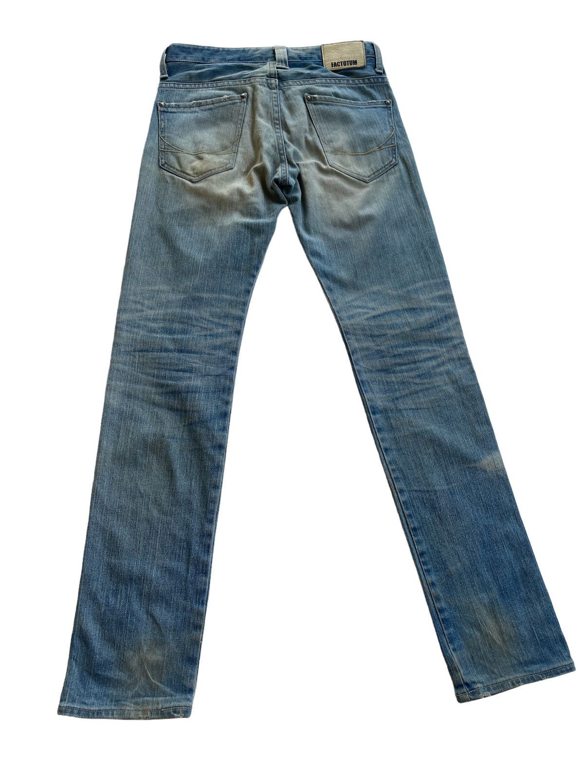 FACTOTUM Factotum Japan Distressed Slim Jeans Size US 28 / EU 44 - 7 Thumbnail