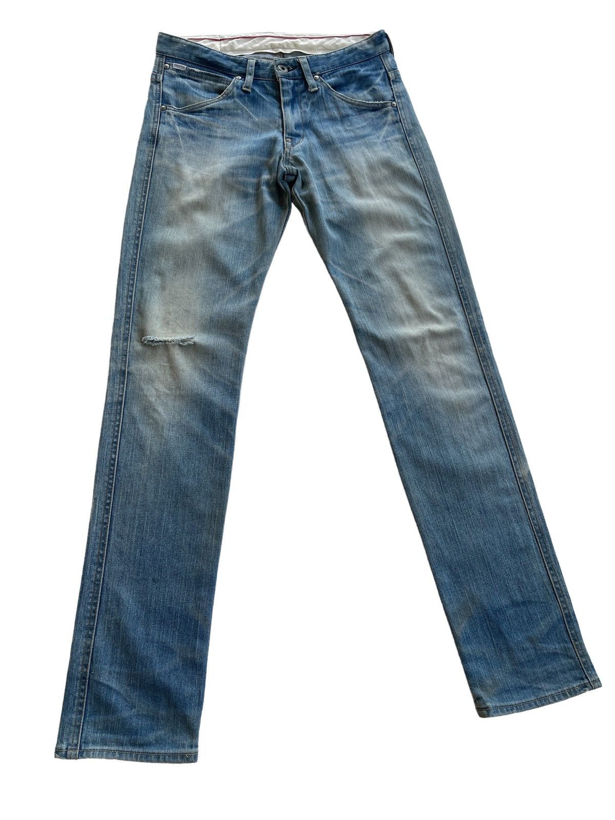 FACTOTUM Factotum Japan Distressed Slim Jeans Size US 28 / EU 44 - 5 Thumbnail